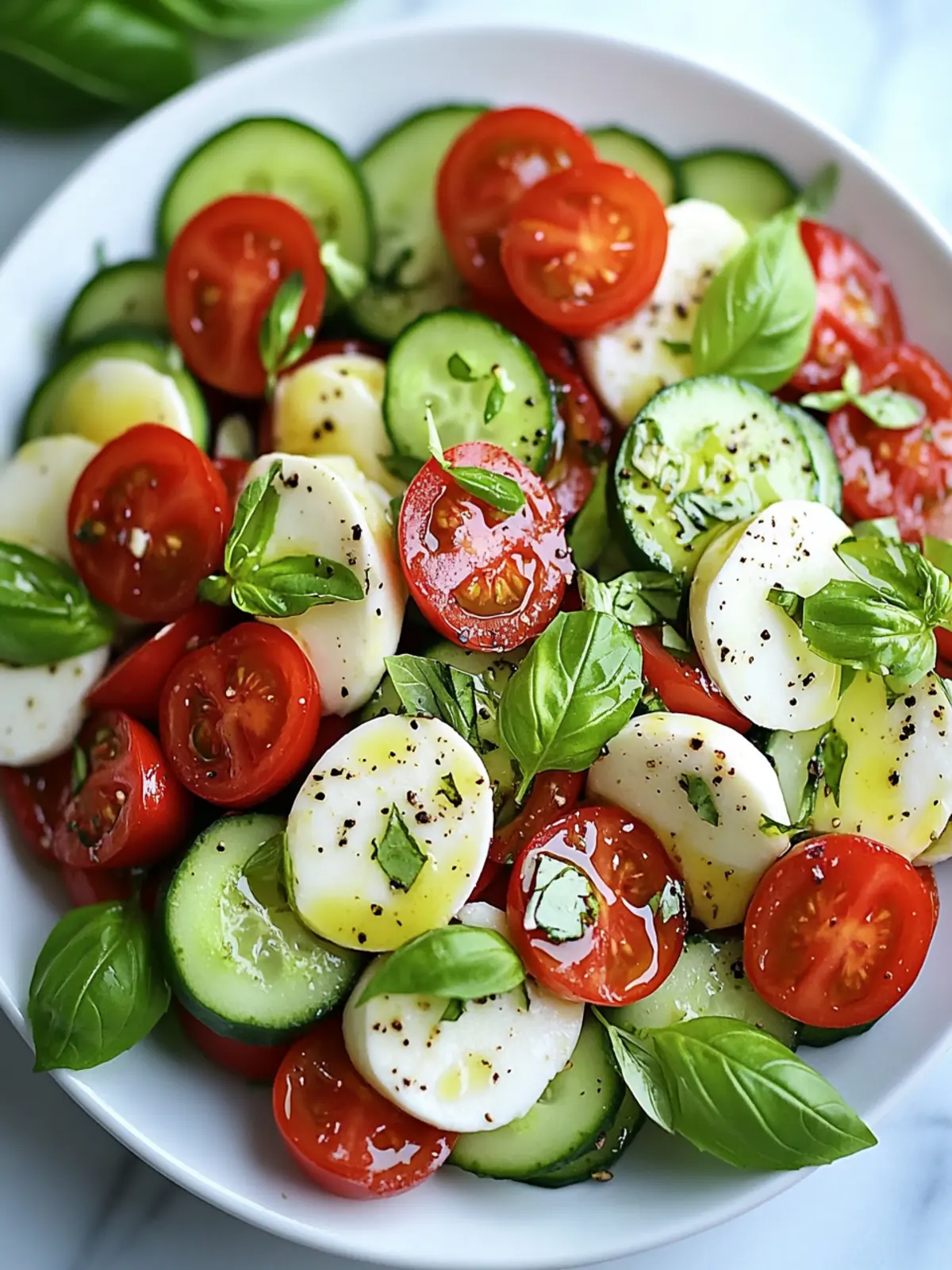 Refreshing Cucumber Caprese Salad for Easy Summer Dining 3 Cucumber Caprese Salad