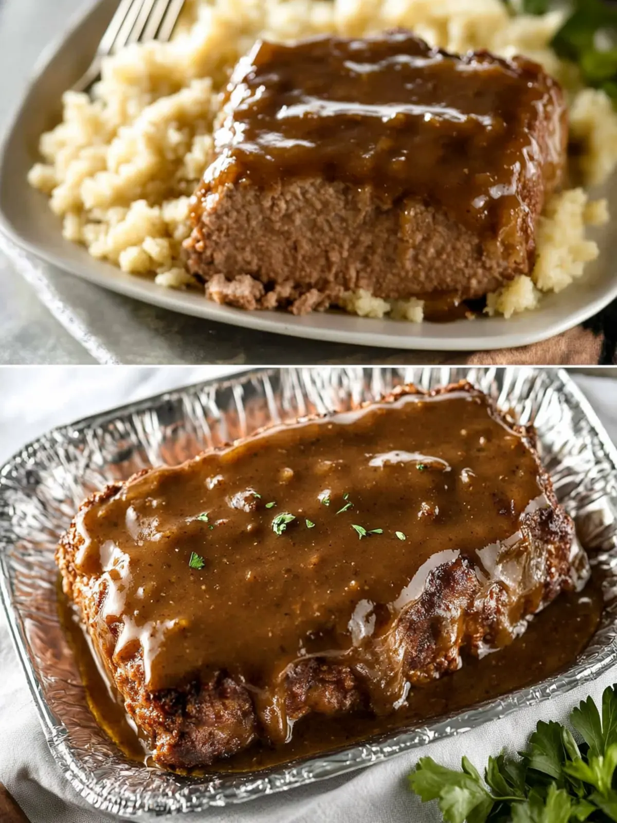 Savory Meatloaf With Brown Gravy You’ll Crave Tonight 5 Meatloaf With Brown Gravy