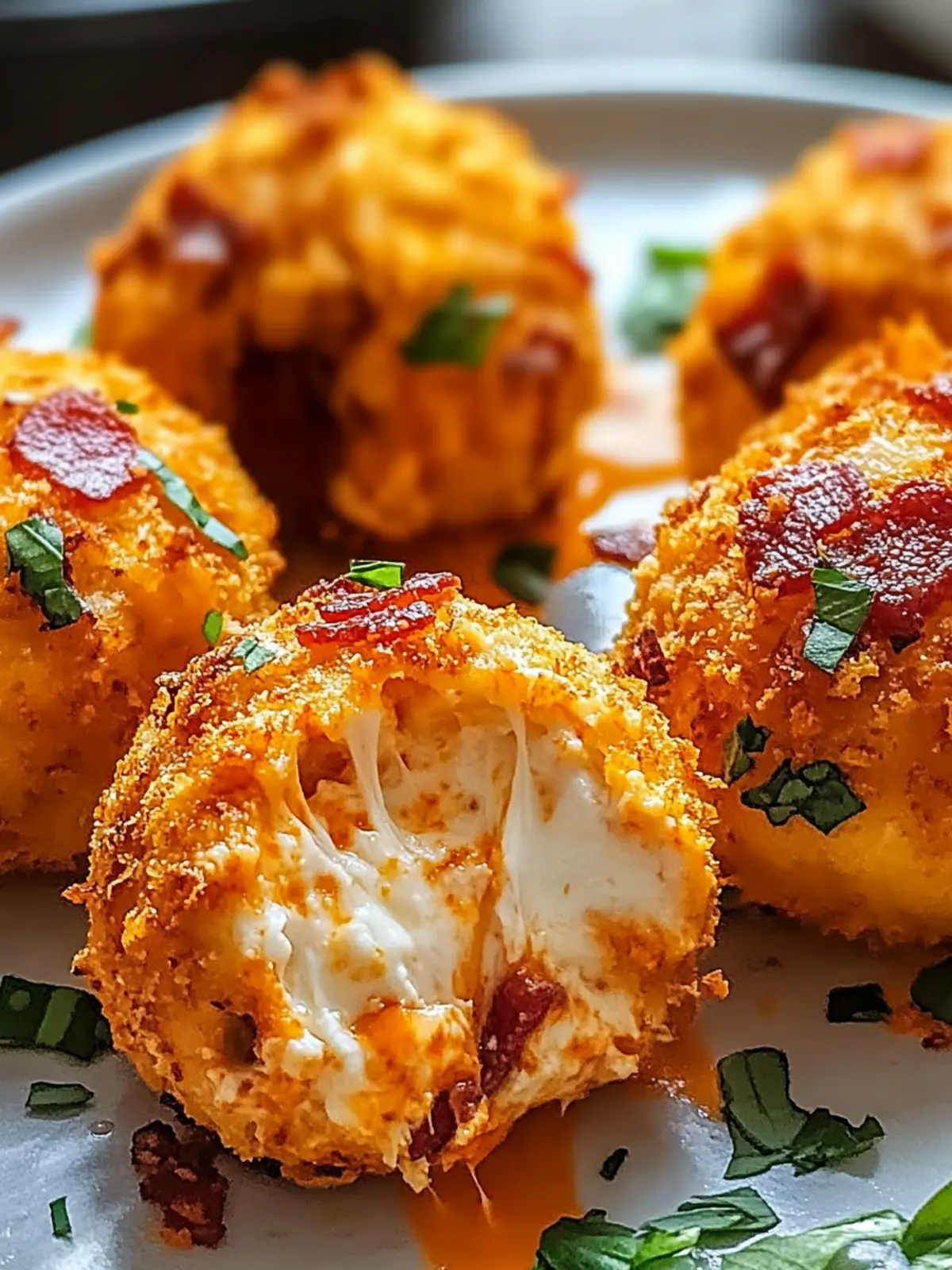 Ultimate Buffalo Chicken Bacon Mozzarella Bombs - Delicious Snack
