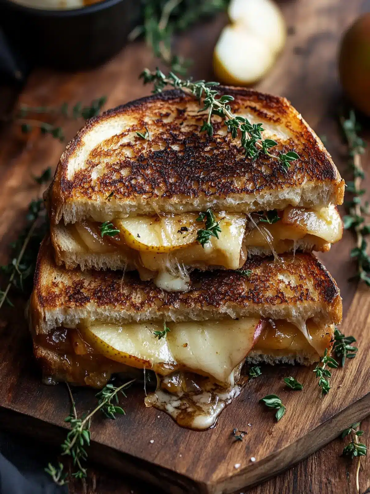 Pear & Apple Grilled Cheese: A Savory-Sweet Delight 3 Pear & Apple Grilled Cheese