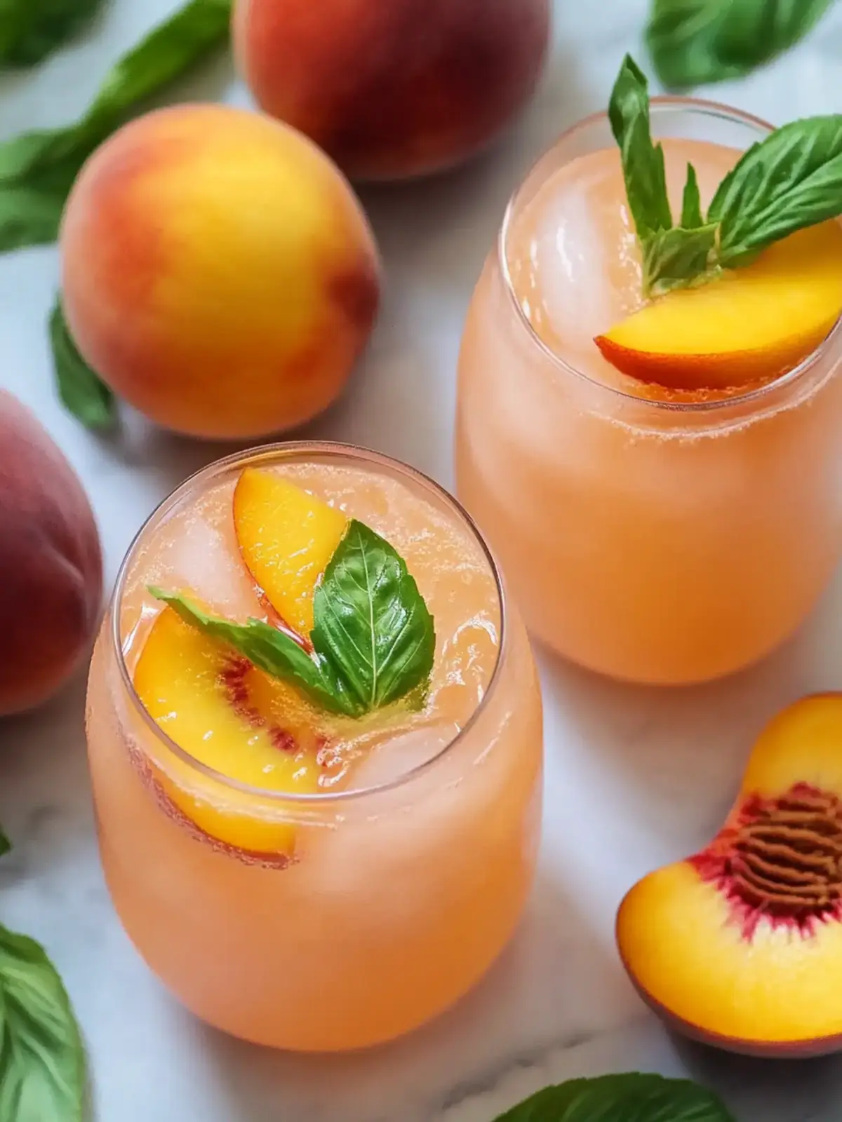 Refreshing Peach Lemonade Recipe to Brighten Your Summer! 2 Peach Lemonade
