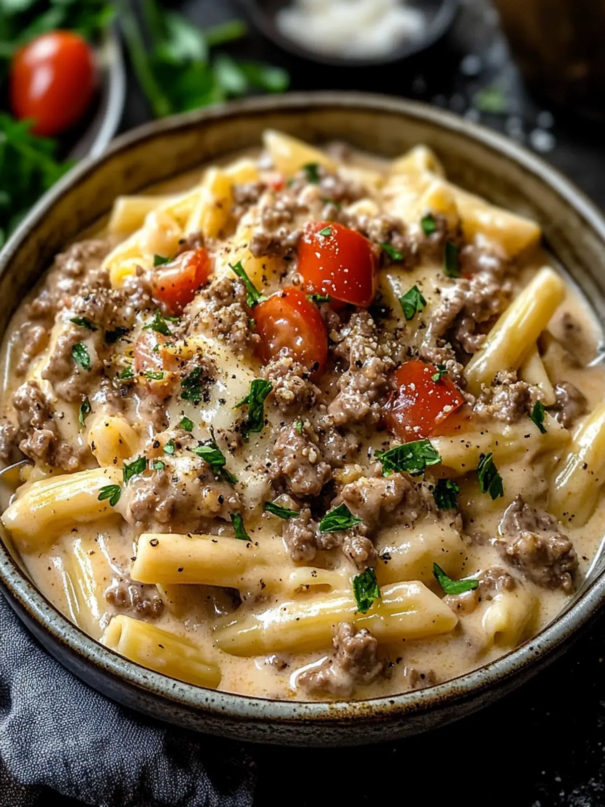 Irresistible High Protein Creamy Beef Pasta for Cozy Nights