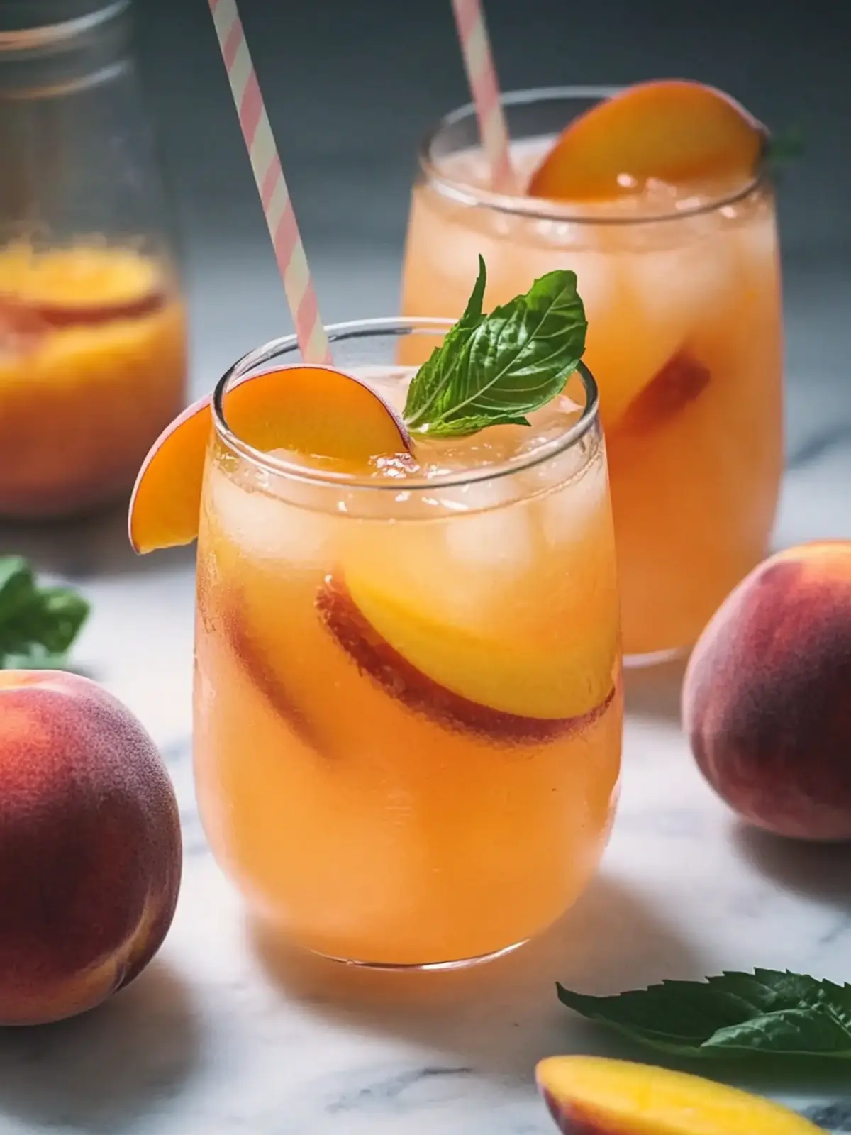 Refreshing Peach Lemonade Recipe to Brighten Your Summer! 5 Peach Lemonade