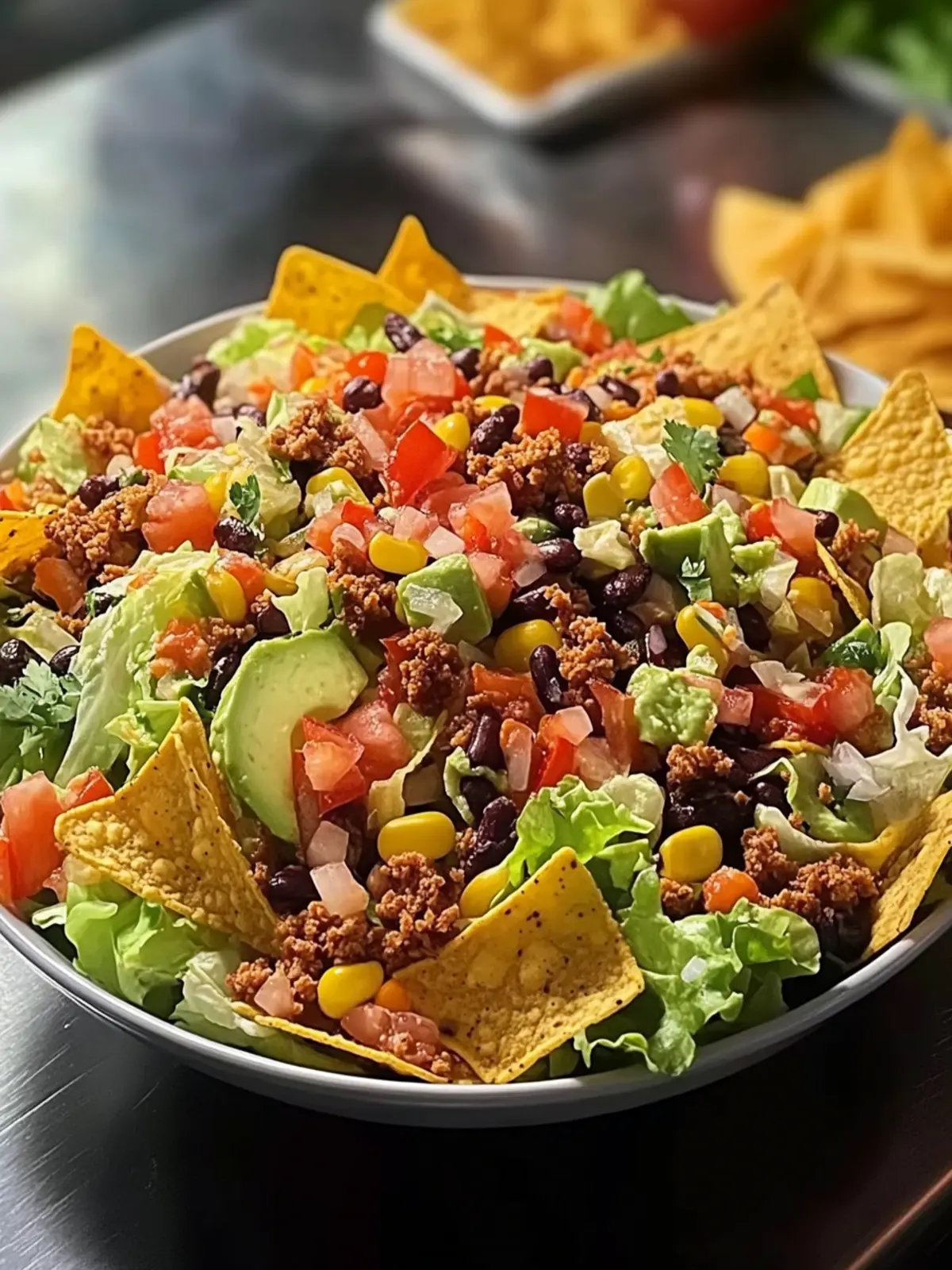 Doritos Taco Salad: Quick, Crunchy Delight for Any Gathering 4 Doritos Taco Salad