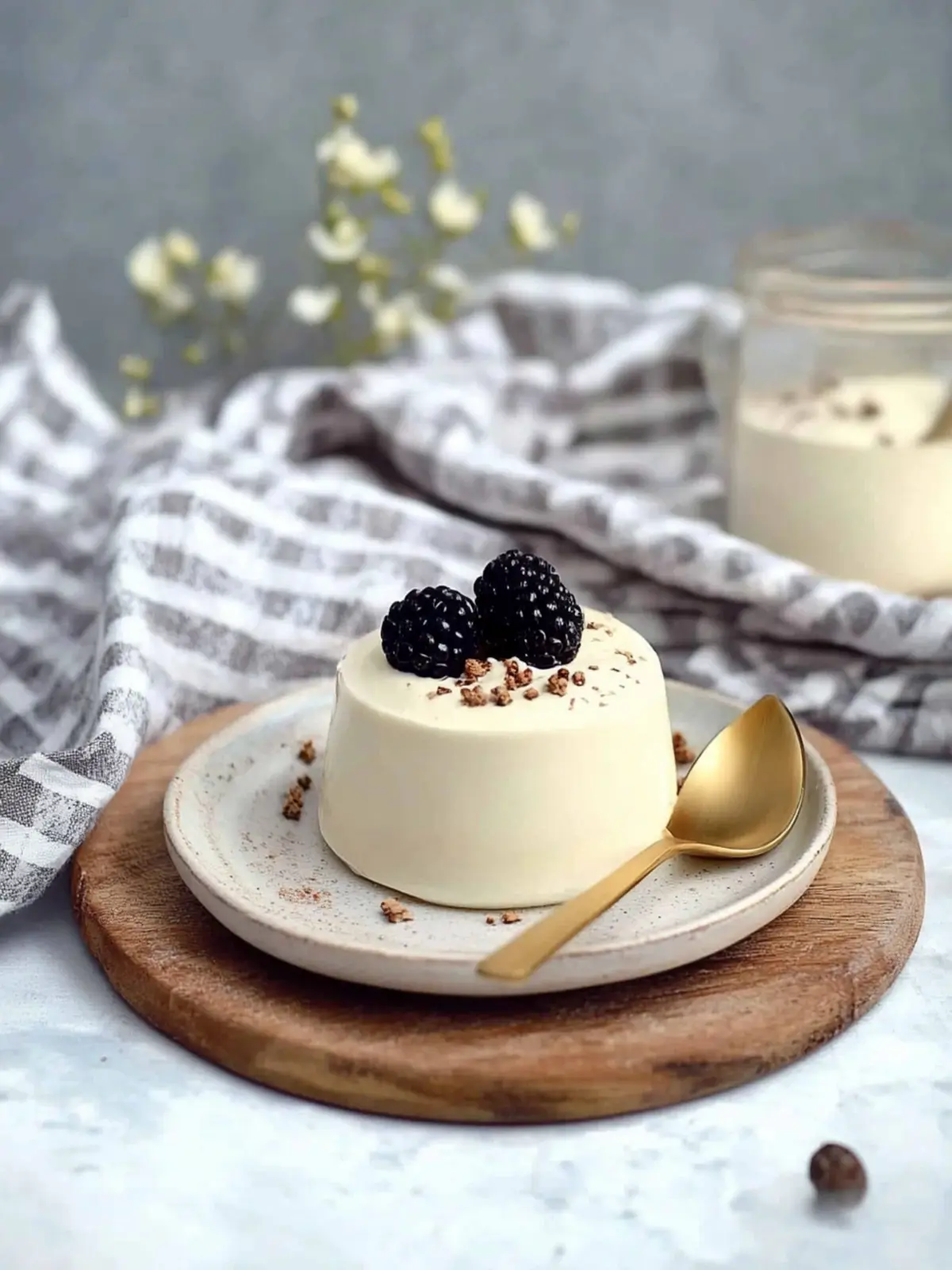 Creamy Grey Panna Cotta: A Delightful No-Bake Treat 5 Grey Panna Cotta