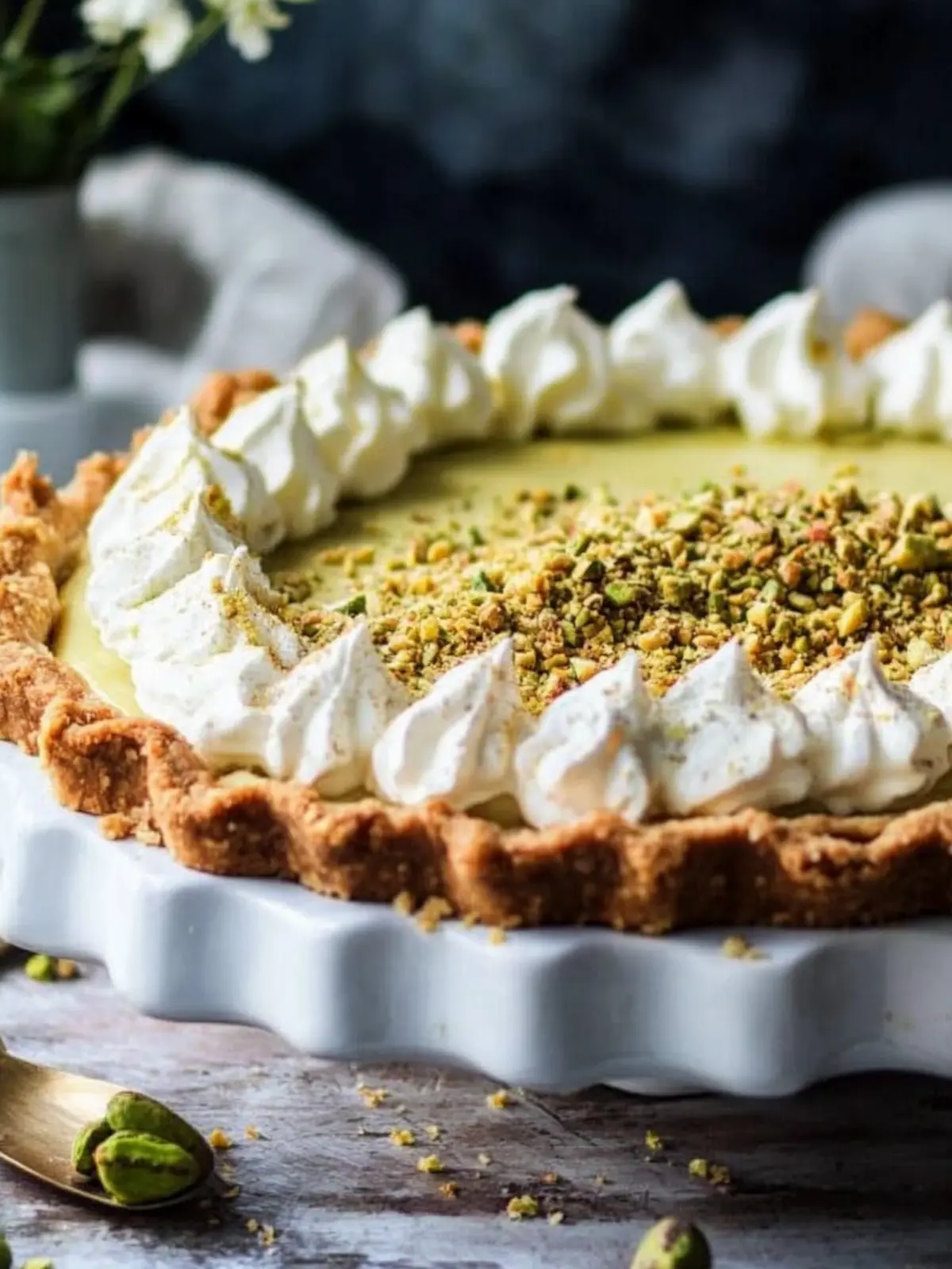 Indulge in Creamy Pistachio Custard Pie for Sweet Celebrations 4 Pistachio Custard Pie