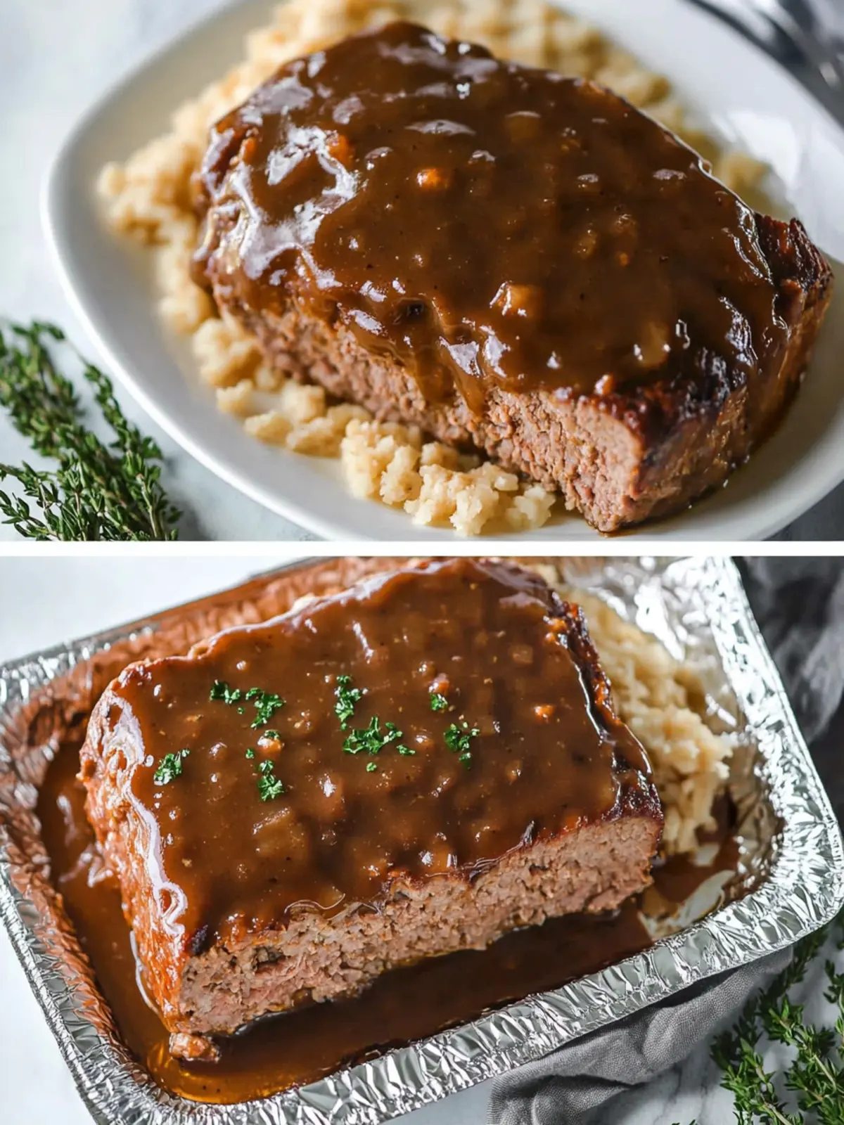 Savory Meatloaf With Brown Gravy You’ll Crave Tonight 4 Meatloaf With Brown Gravy