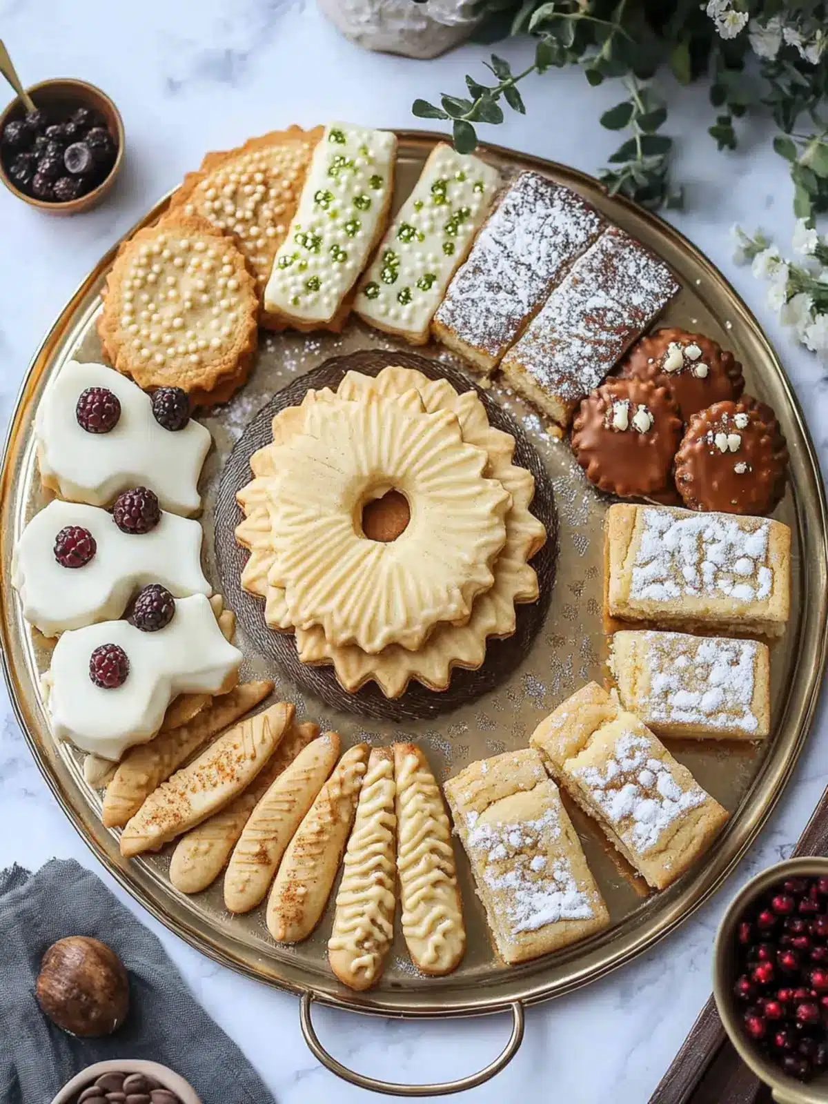 Delightful Eid Cookies Platter – One Dough, Five Joyful Treats 5 Eid Cookies Platter
