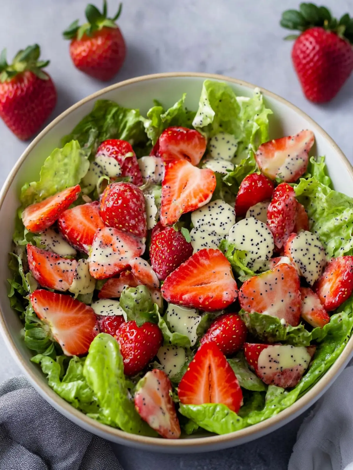 Strawberry Poppy Seed Salad: Your Perfect Summer Refreshment 2 Strawberry Poppy Seed Salad