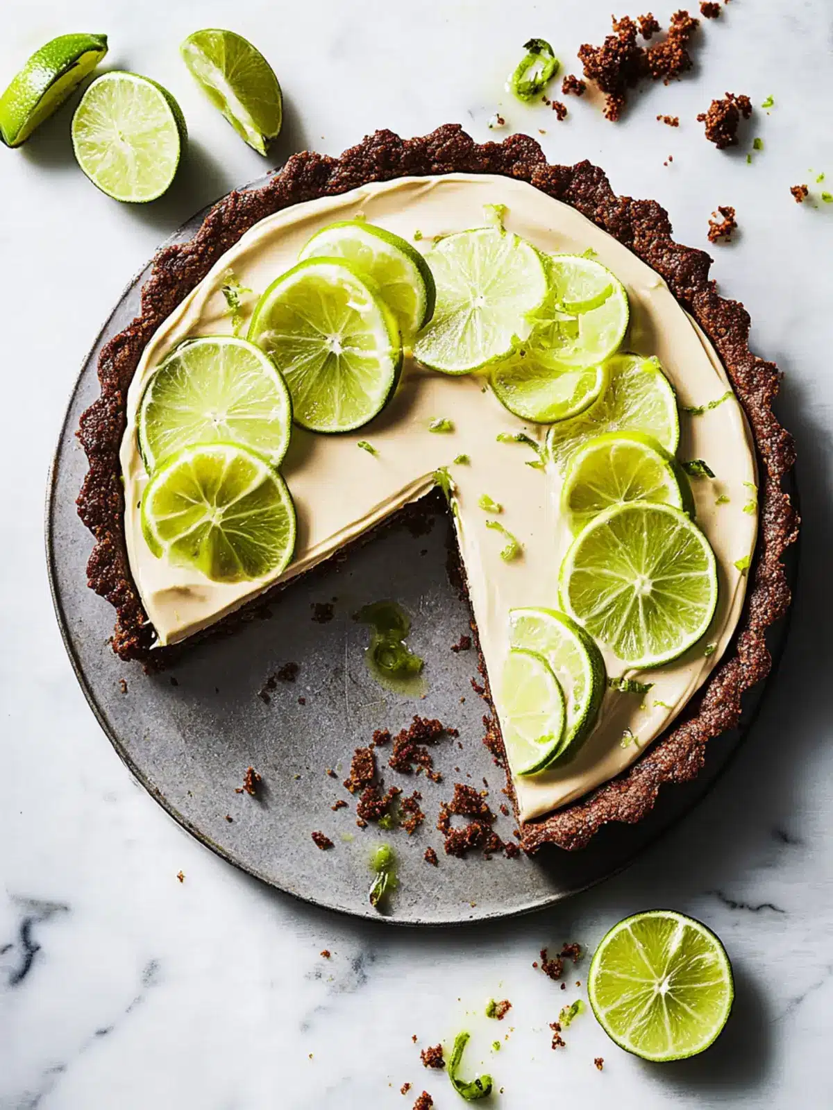Cocoa-Nutty Lime Tart That Will Wow Your Taste Buds 4 Cocoa-Nutty Lime Tart