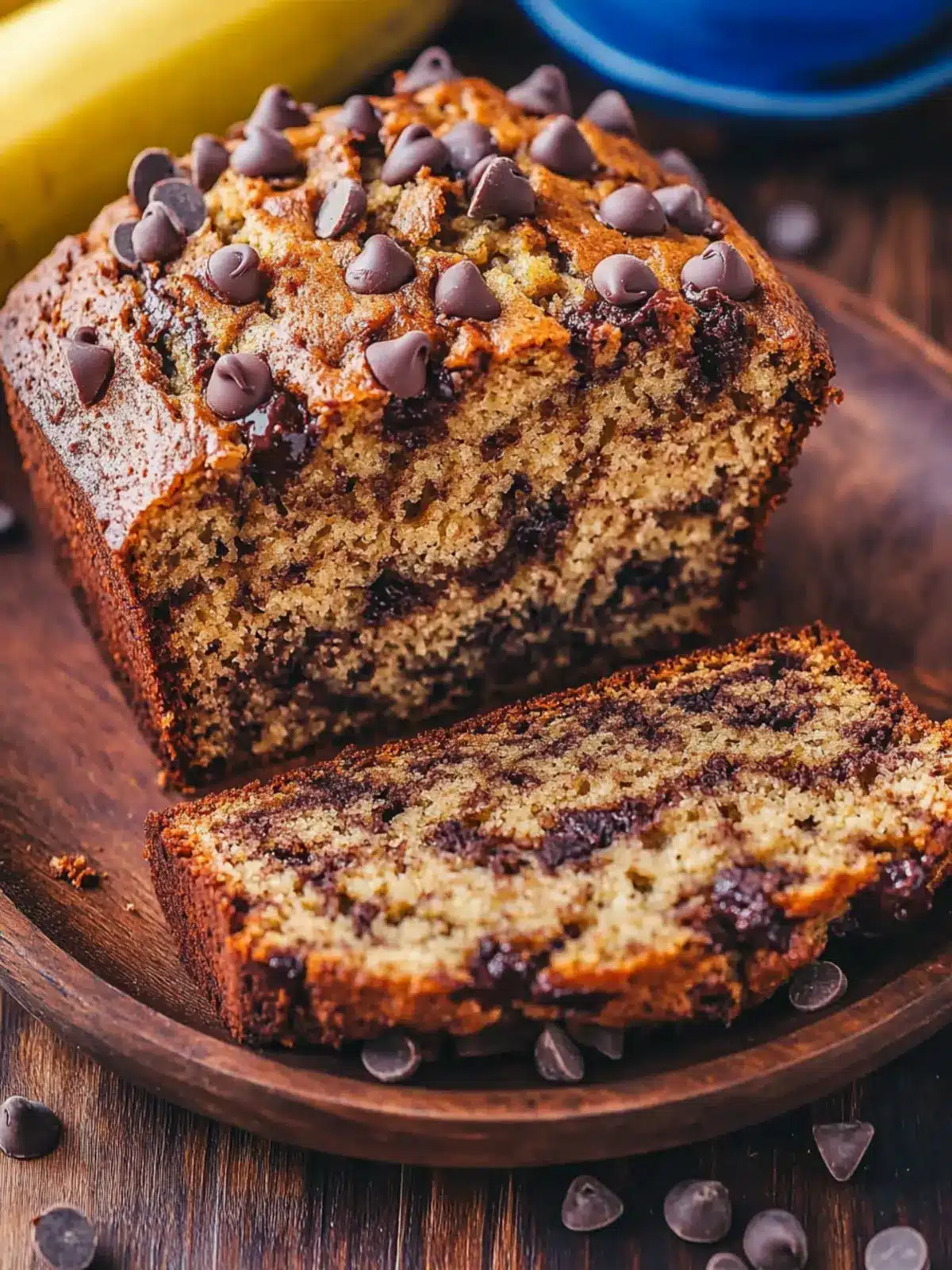 Irresistibly Moist Chocolate Chip Banana Bread Recipe 4 Chocolate Chip Banana Bread