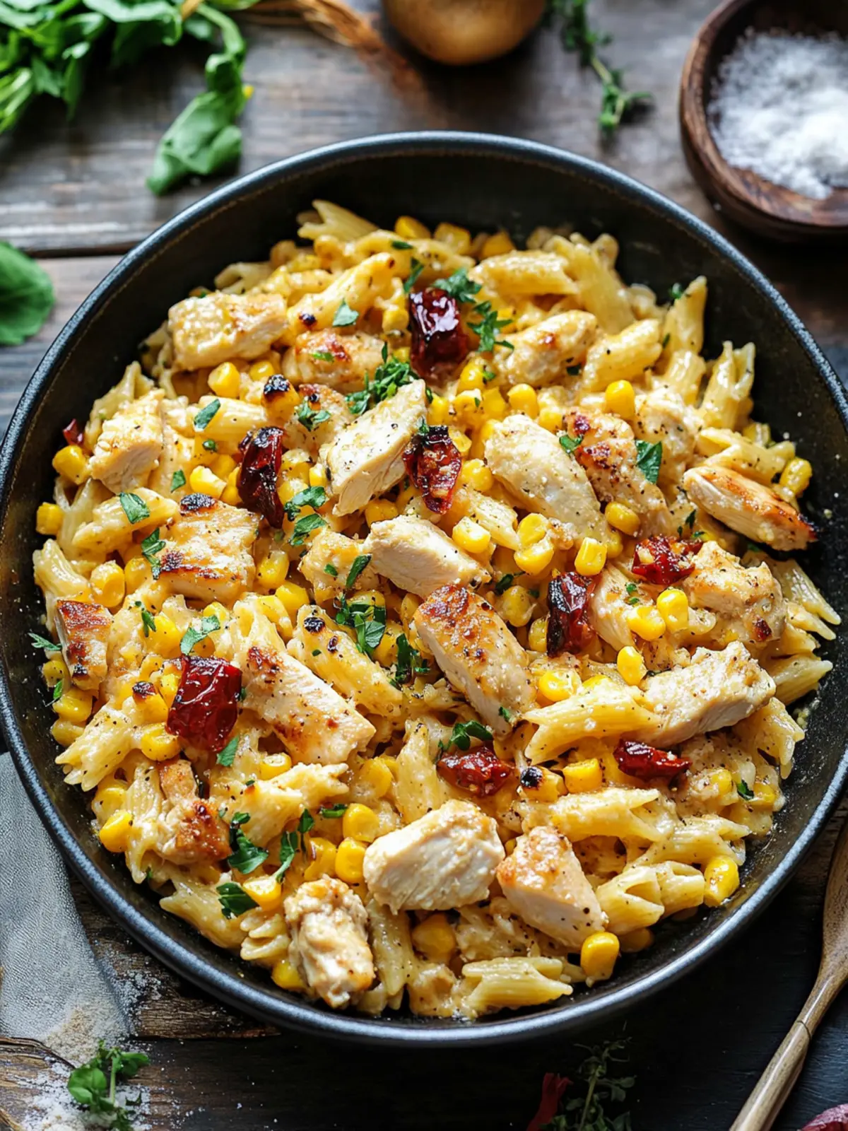 Creamy Chicken and Corn Pasta: Your Family's New Favorite Dinner 4 Chicken and Corn Pasta