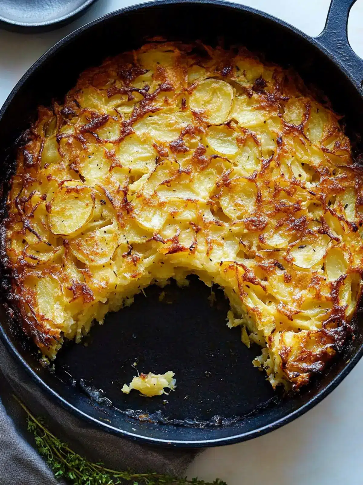 Crispy Cast-Iron Potato Kugel: Your New Favorite Comfort Dish 2 Cast-Iron Potato Kugel