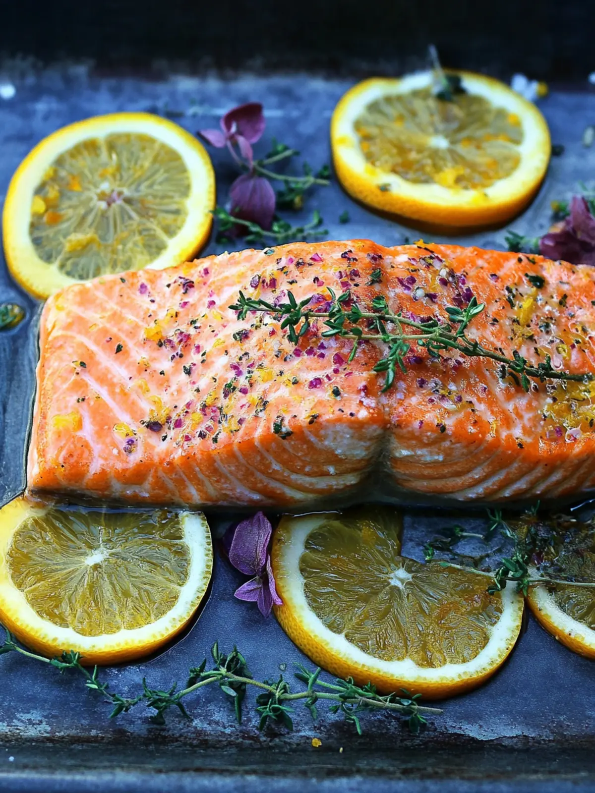 Citrus Thyme Salmon in 30 Minutes: Fresh, Quick Delish 4 Citrus Thyme Salmon (Lemon or Orange)