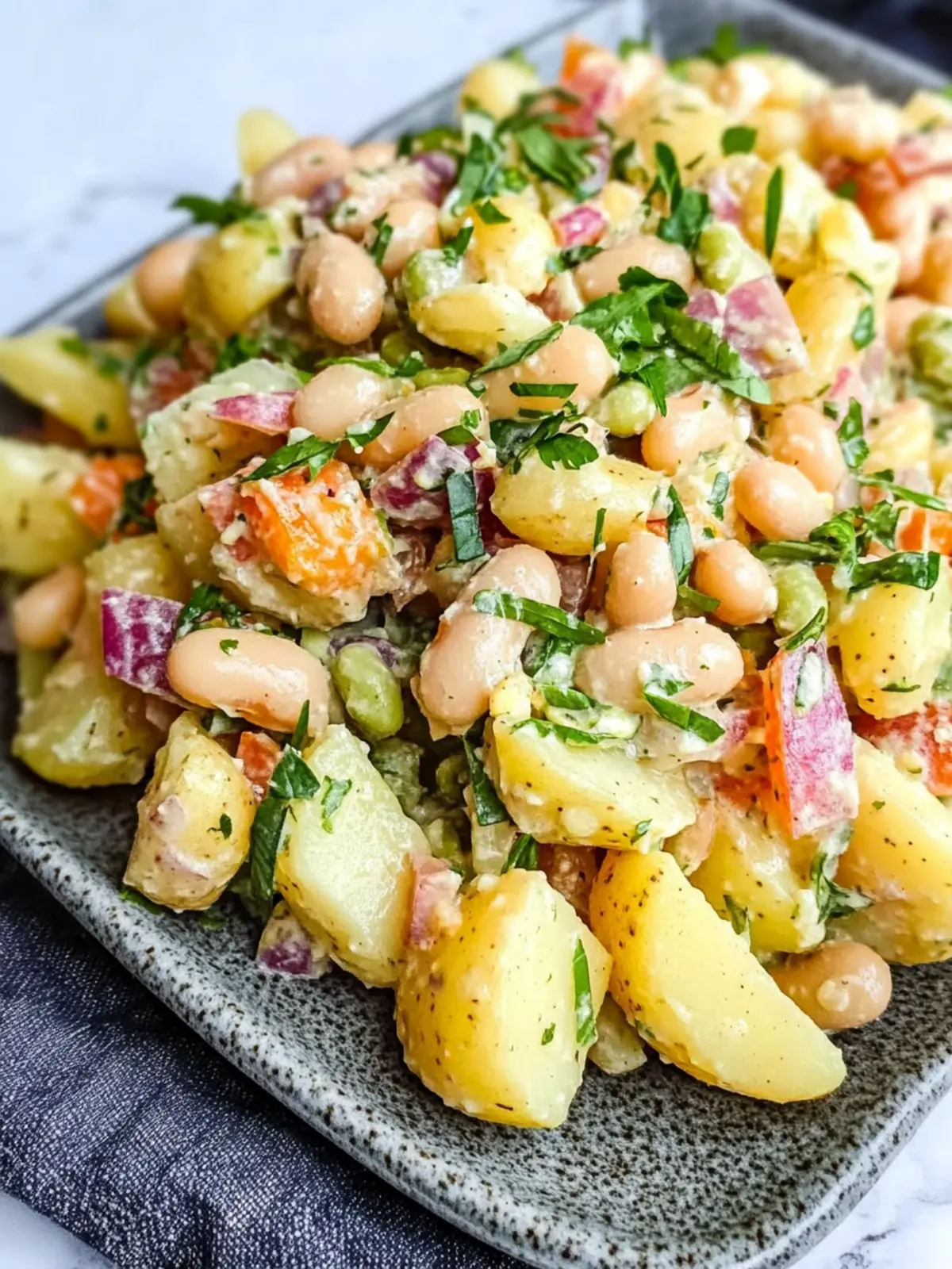 Brighten Up Your BBQ with Yellow Bean & Potato Salad 2 Yellow Bean & Potato Salad