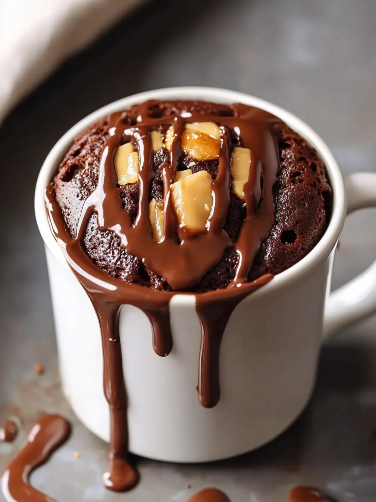 Decadent Chocolate Peanut Butter Mug Cake in Just 1 Minute 5 Chocolate Peanut Butter Mug Cake