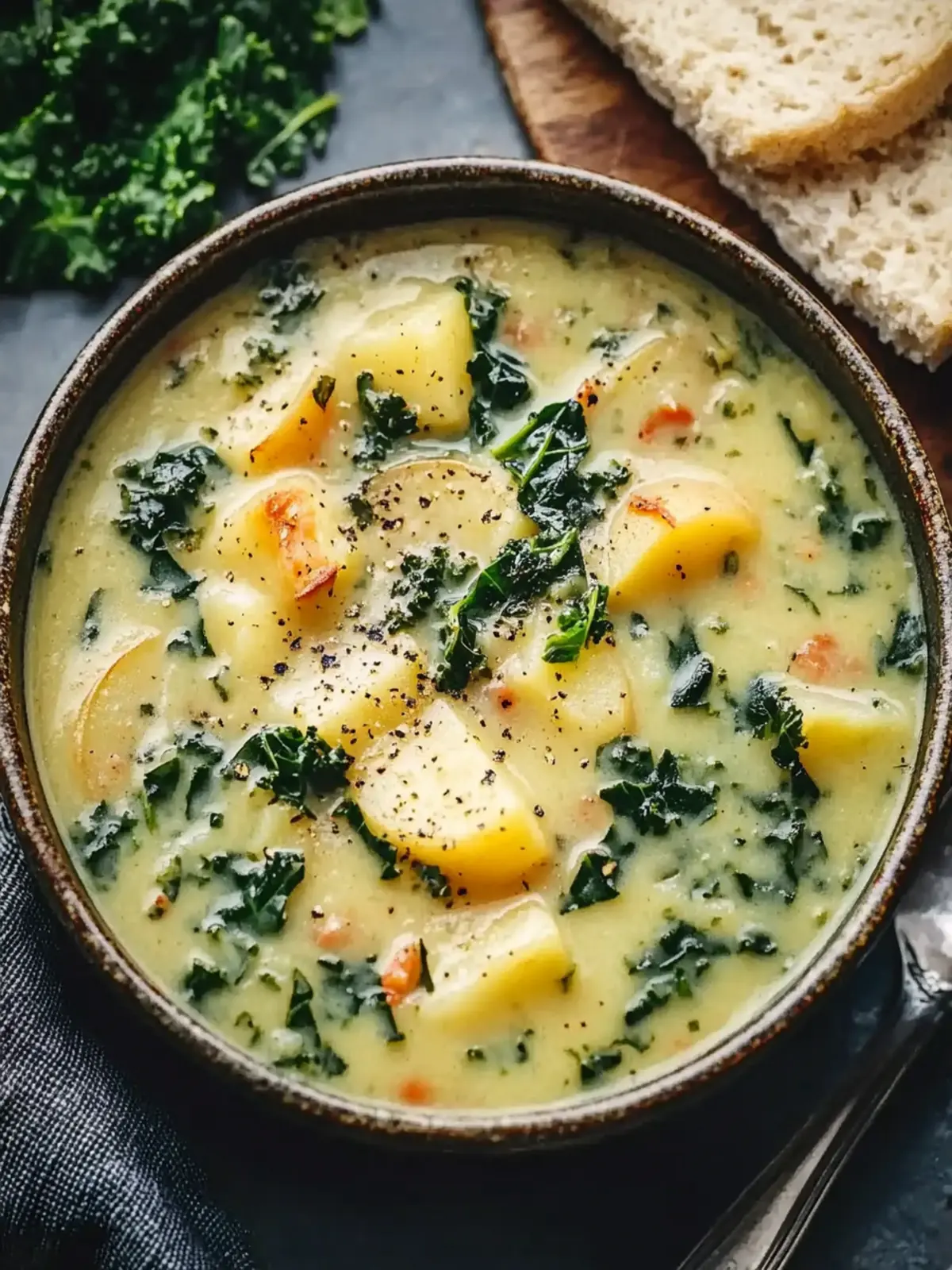 Chunky Potato Kale Soup That Warms Your Soul in Minutes 4 Chunky Potato Kale Soup