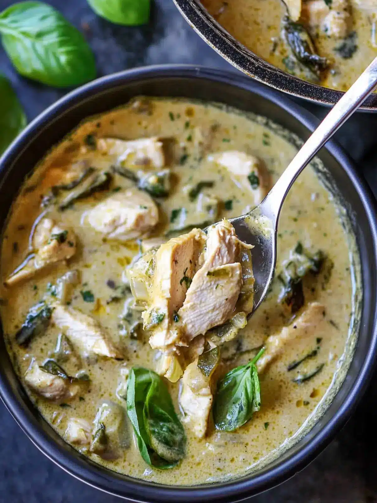 Basil Chicken Coconut Curry for Ultimate Comfort Food Bliss 2 Basil Chicken Coconut Curry