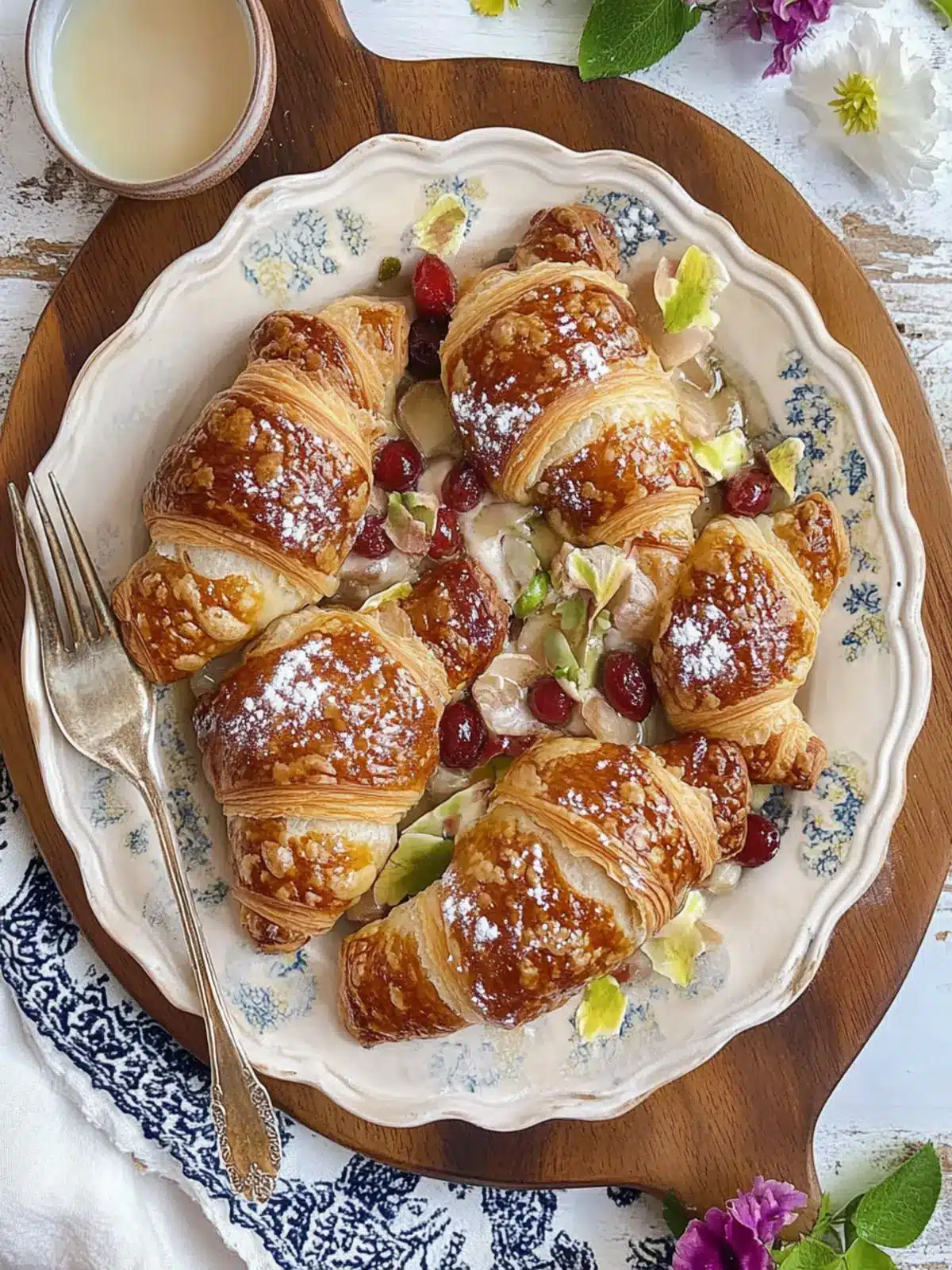 Delicious Om Ali with Mini Croissants - Easy Comfort Dessert 5 Om Ali (Mini Croissants)