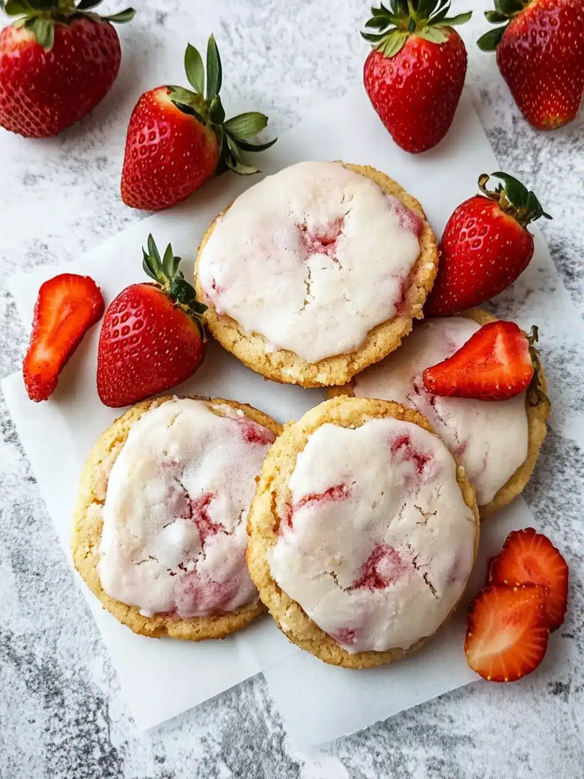 Soft Strawberry Shortcake Cookies for Perfect Spring Days 2 Strawberry Shortcake Cookies