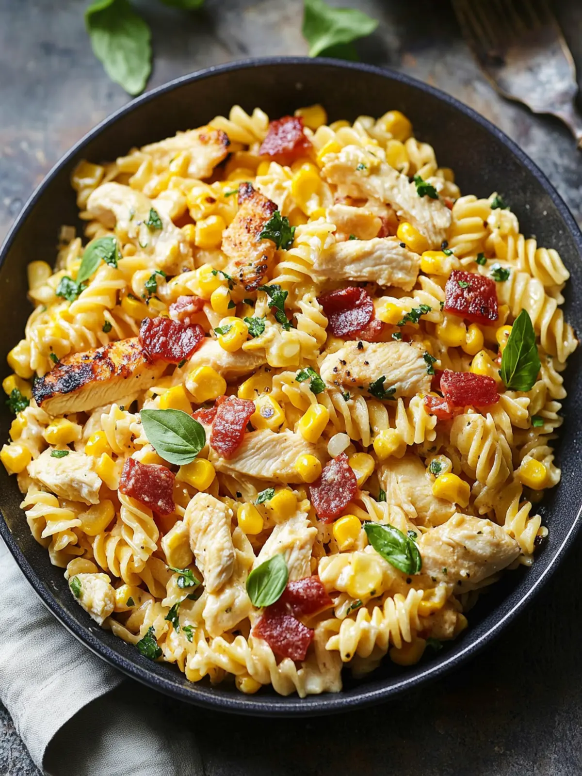 Creamy Chicken and Corn Pasta: Your Family's New Favorite Dinner 3 Chicken and Corn Pasta
