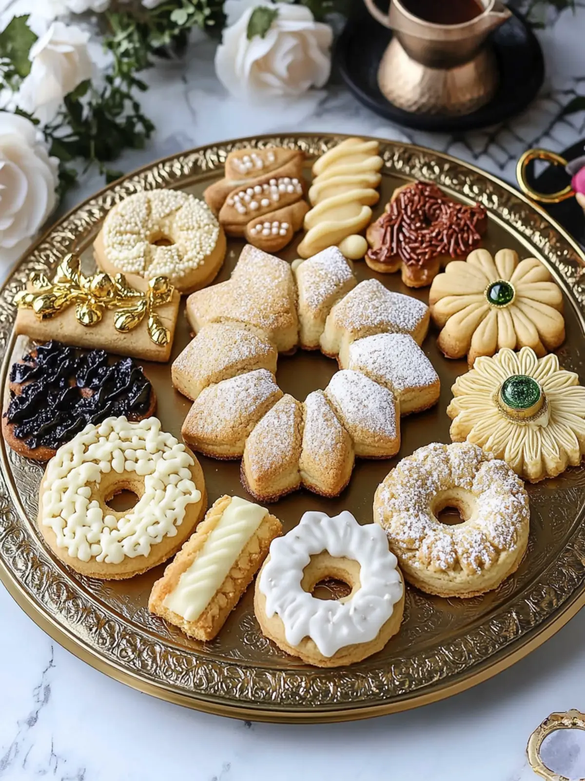 Delightful Eid Cookies Platter – One Dough, Five Joyful Treats 2 Eid Cookies Platter