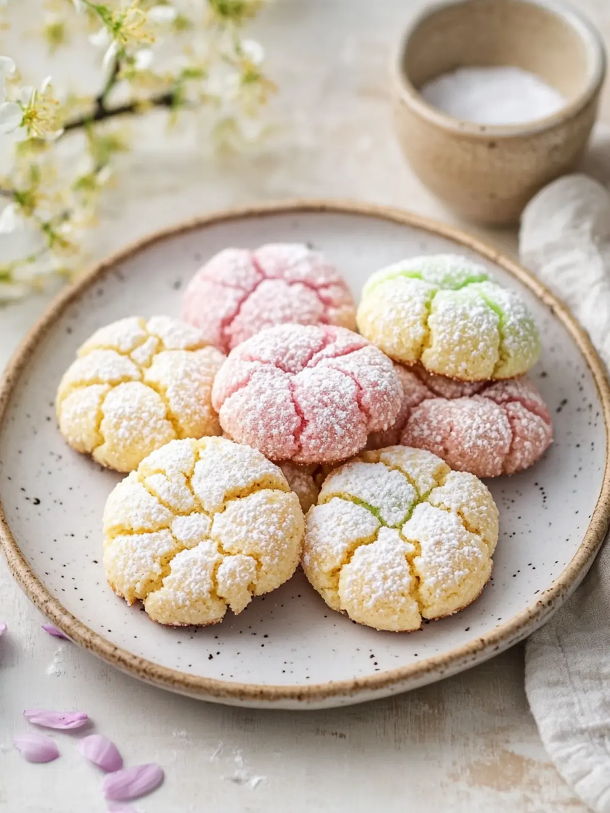 Springtime Crinkle Cookies - Cheerful Bites for Every Occasion 5 Springtime Crinkle Cookies