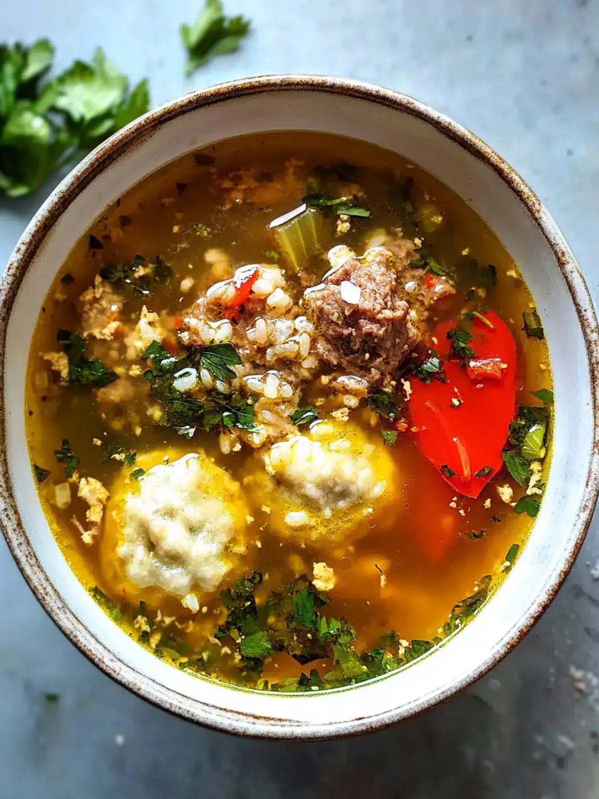 Heartwarming Persian Meat & Rice Dumpling Soup Recipe 5 Persian Meat & Rice Dumpling Soup