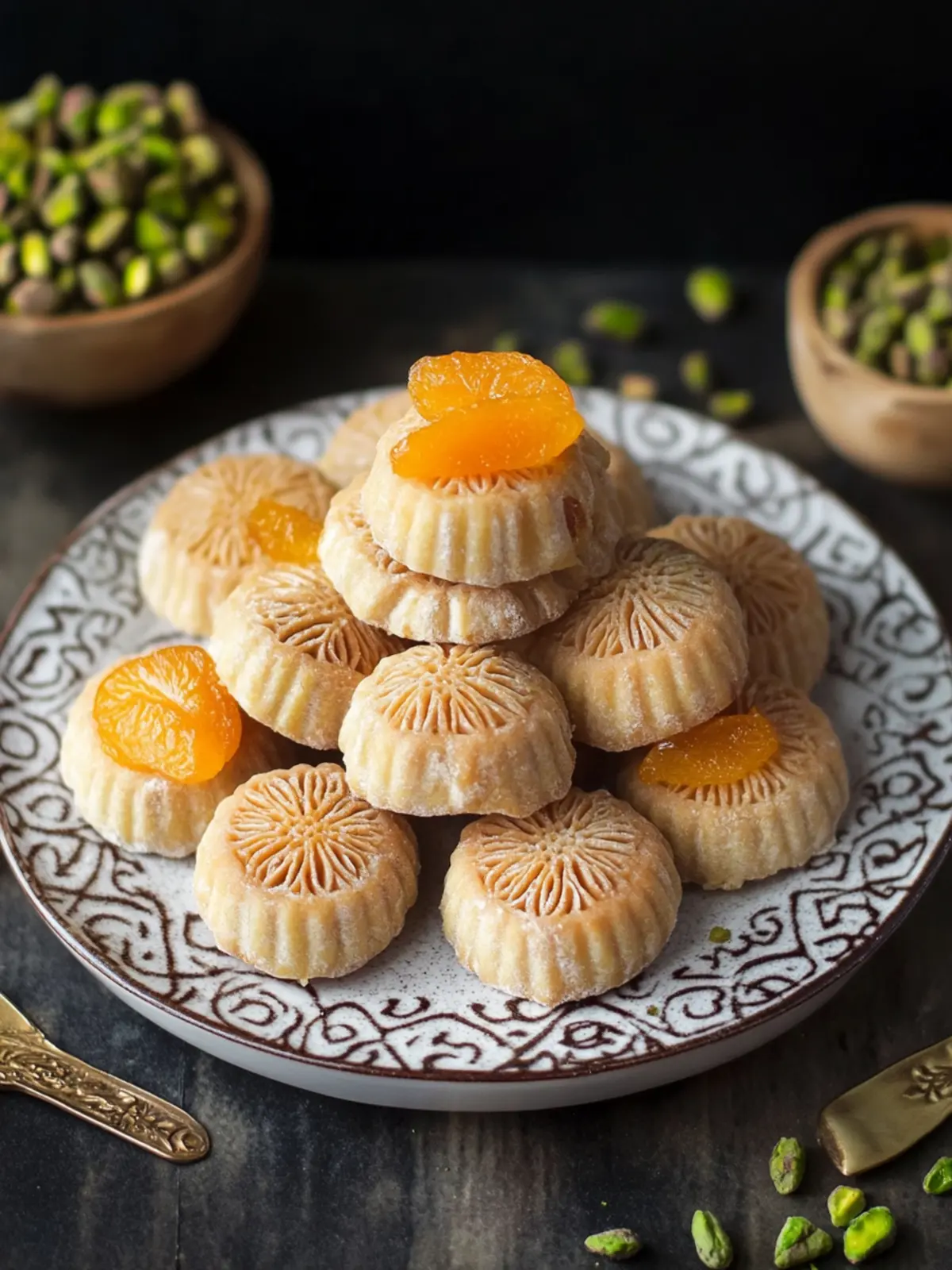 Apricot and Pistachio Maamoul Cookies: A Sweet Delight! 2 Apricot and Pistachio Maamoul