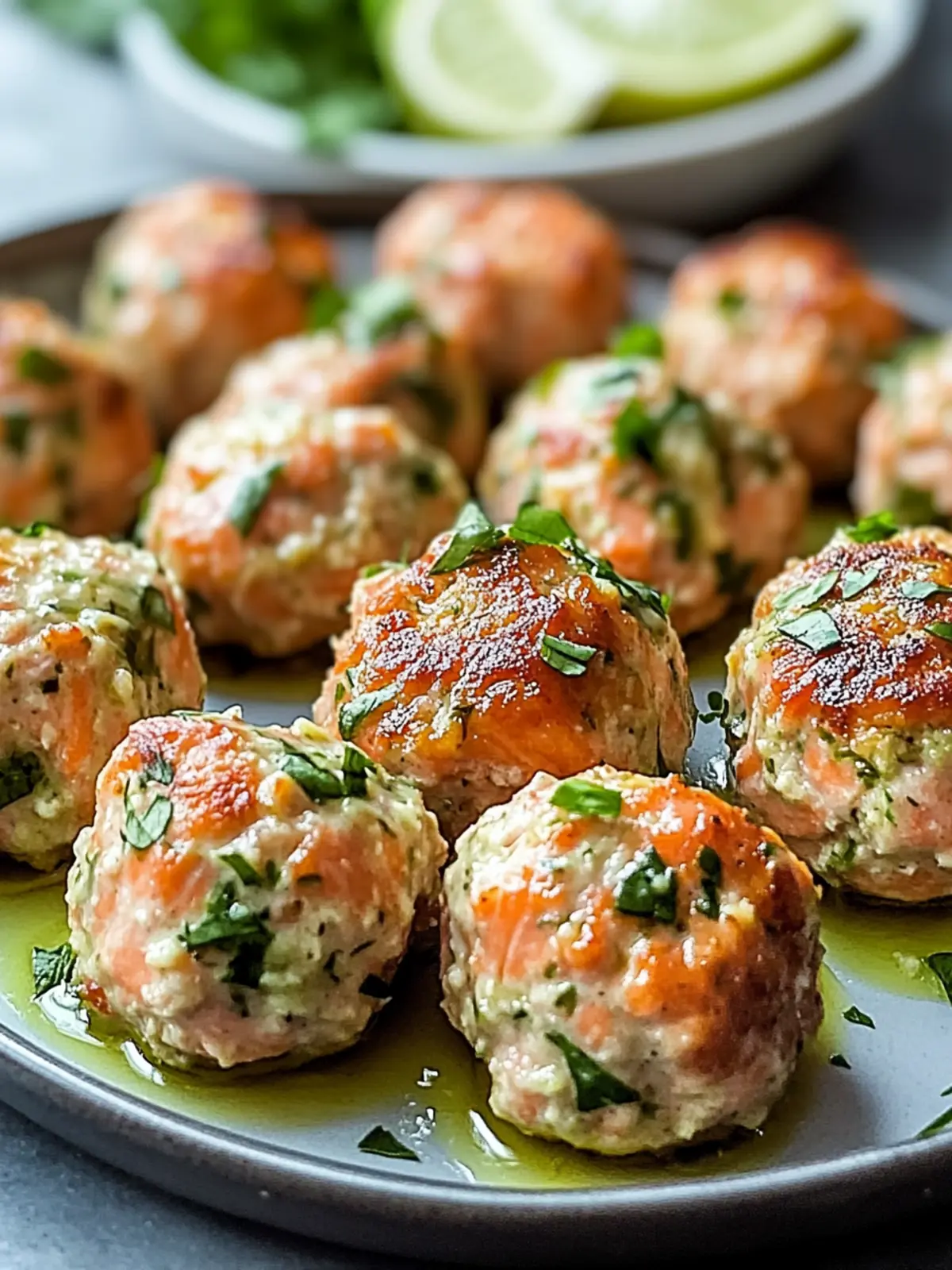 Baked Salmon Meatballs with Avocado Sauce: A Healthy Delight 5 Baked Salmon Meatballs