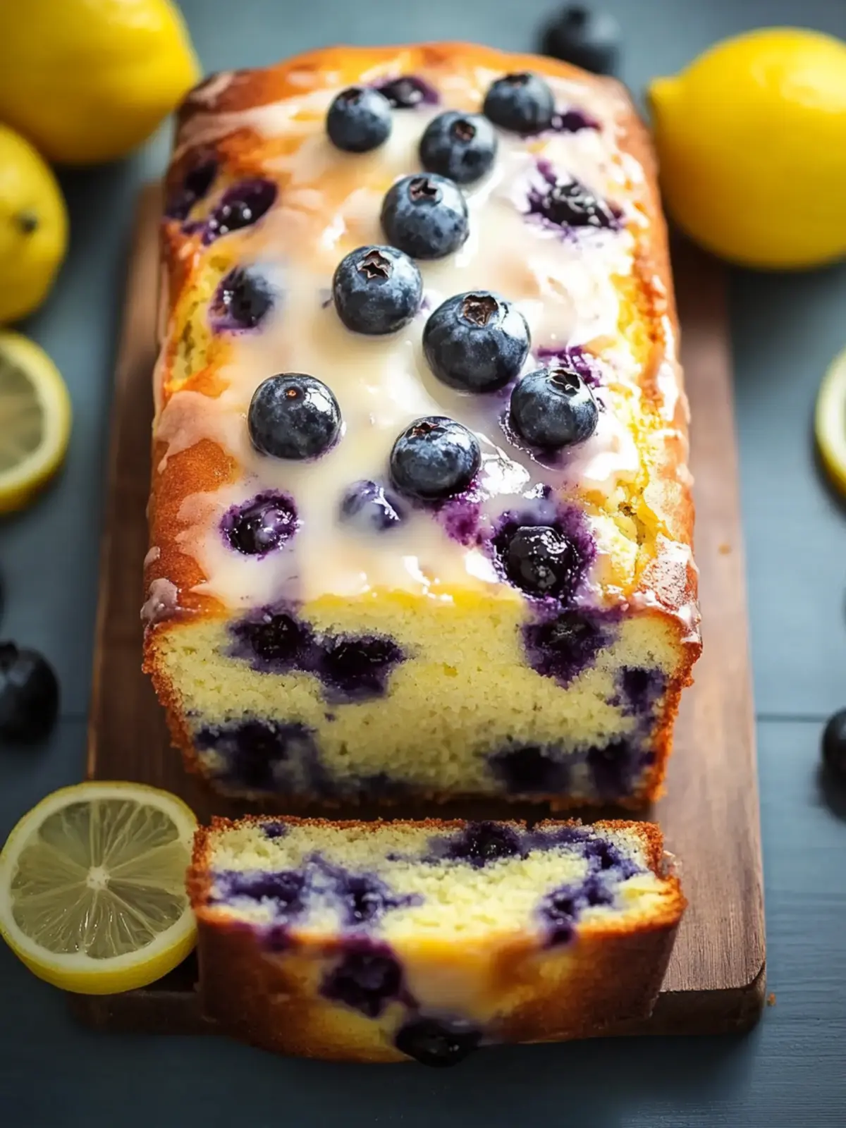 Moist Lemon Blueberry Yogurt Loaf for a Fresh Breakfast Treat 5 Lemon Blueberry Yogurt Loaf