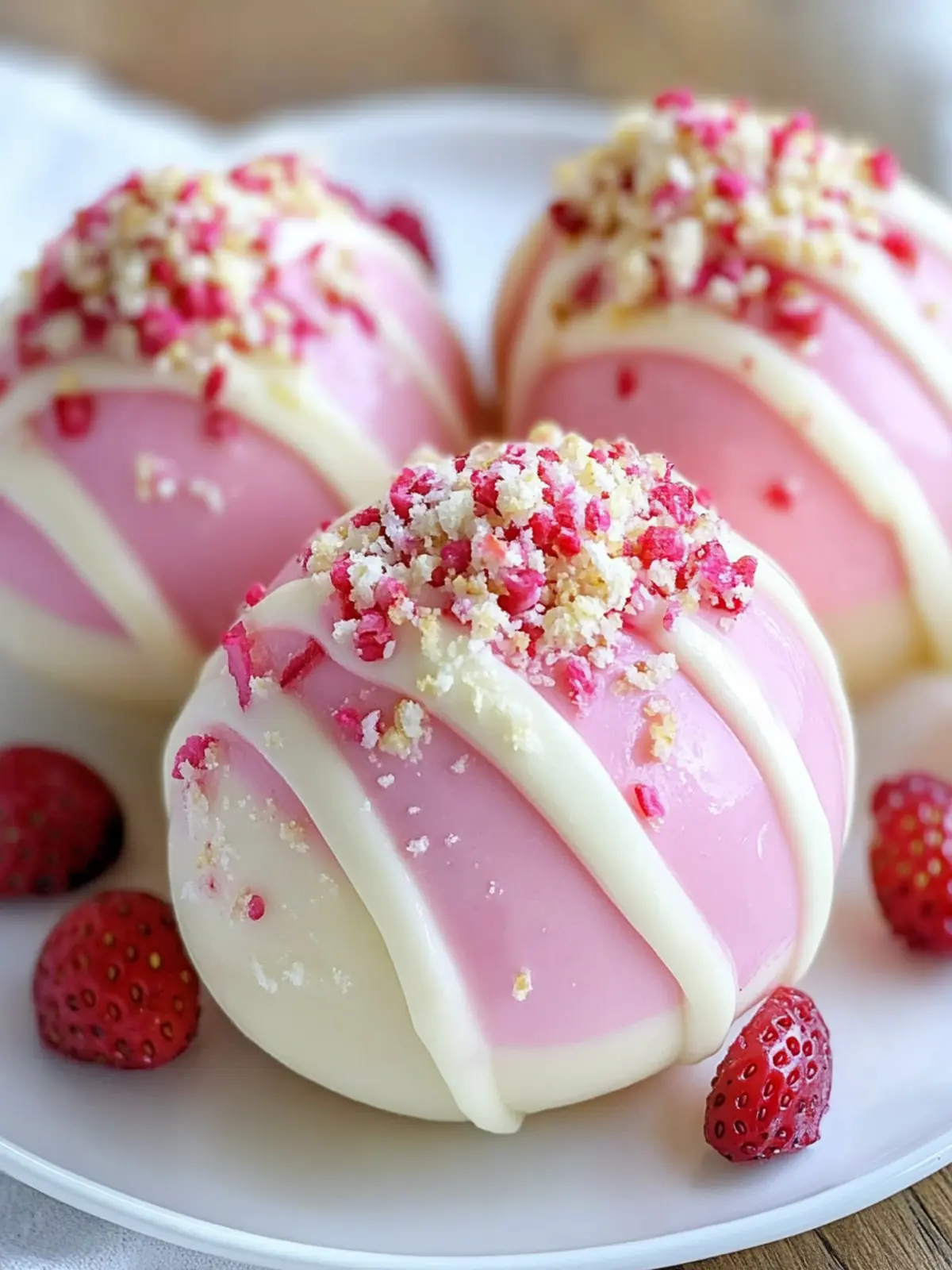 Strawberry Shortcake Easter Egg Bombs: No-Bake Spring Bliss 2 Strawberry Shortcake Easter Egg Bombs