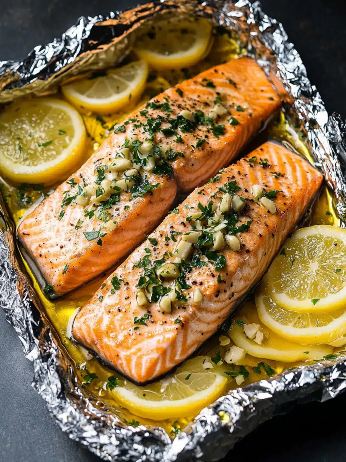 Easy Baked Salmon in Foil with Lemon Garlic Bliss 4 Baked Salmon in Foil