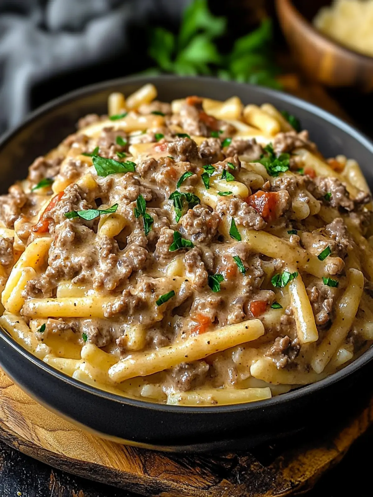 High Protein Creamy Beef Pasta for Cozy Nights In 2 High Protein Creamy Beef Pasta
