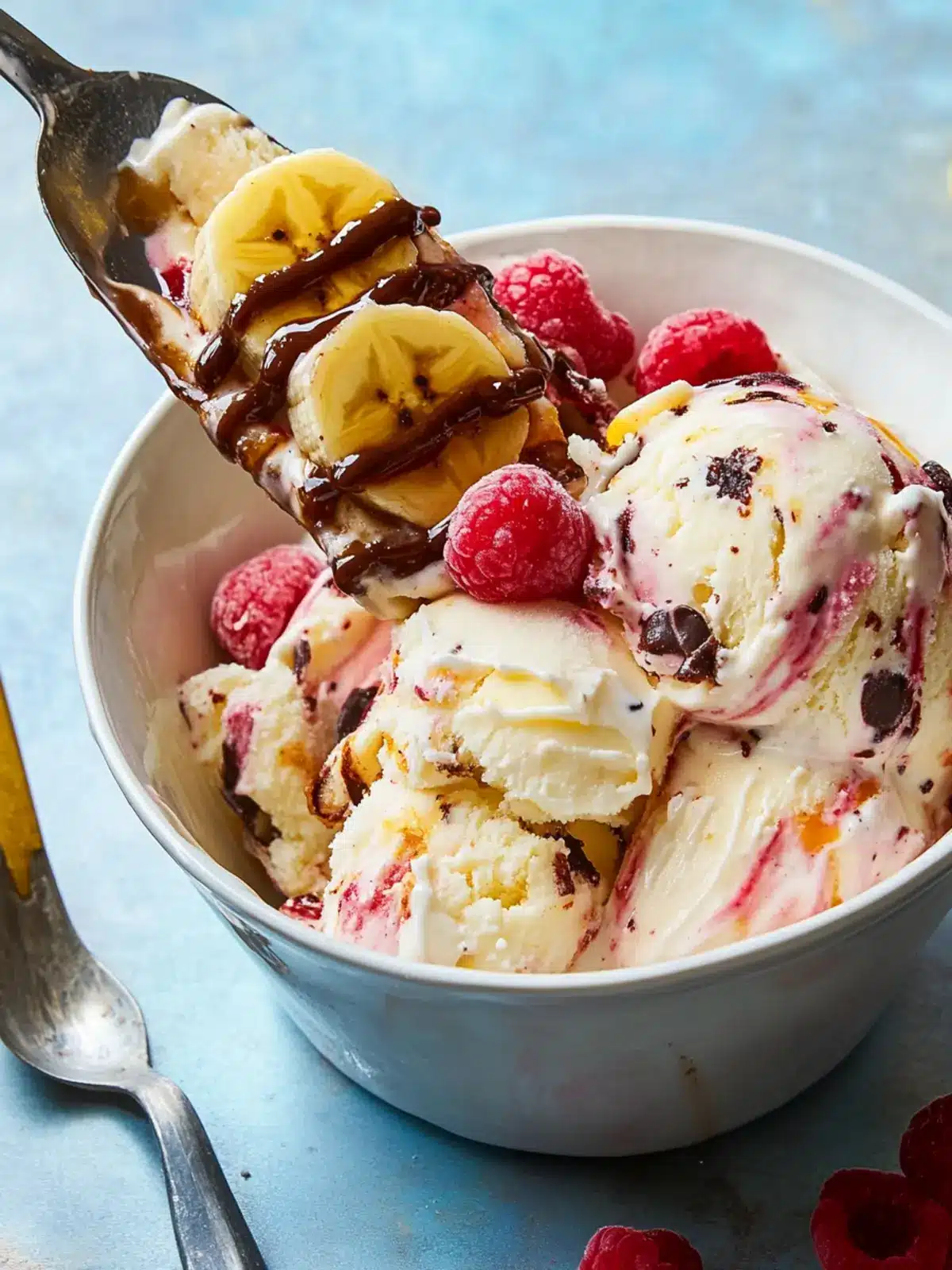 No-Churn Banana Split Ice Cream: A Dreamy Summer Treat 3 No-Churn Banana Split Ice Cream
