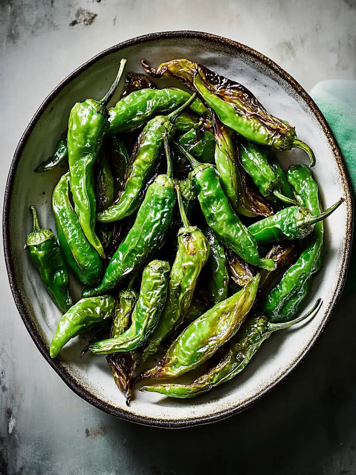 Savory Blistered Shishito Peppers Ready in 15 Minutes 5 Blistered Shishito Peppers