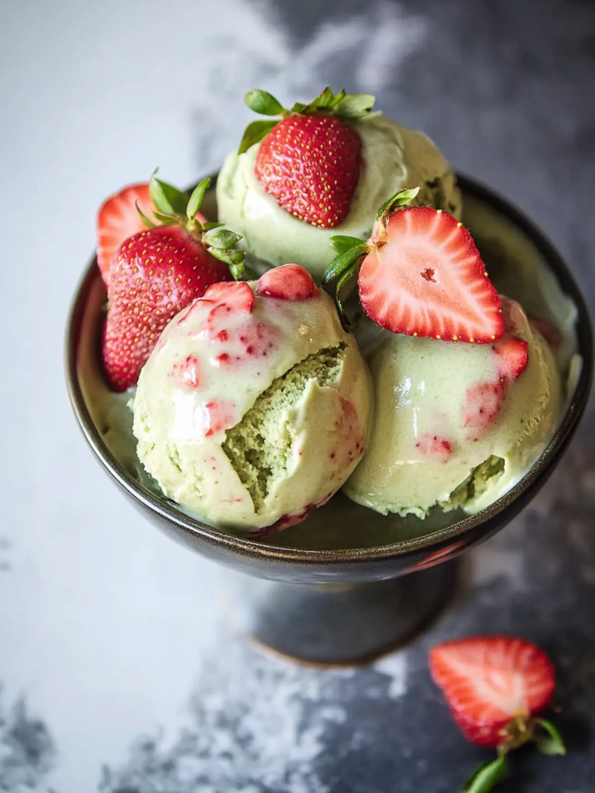 Strawberry Matcha Semifreddo: Chill Out with This No-Churn Delight 5 Strawberry Matcha Semifreddo