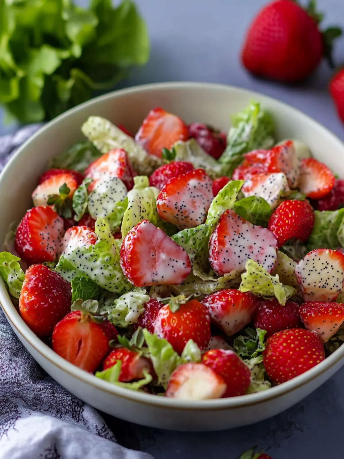 Strawberry Poppy Seed Salad: Your Perfect Summer Refreshment 3 Strawberry Poppy Seed Salad