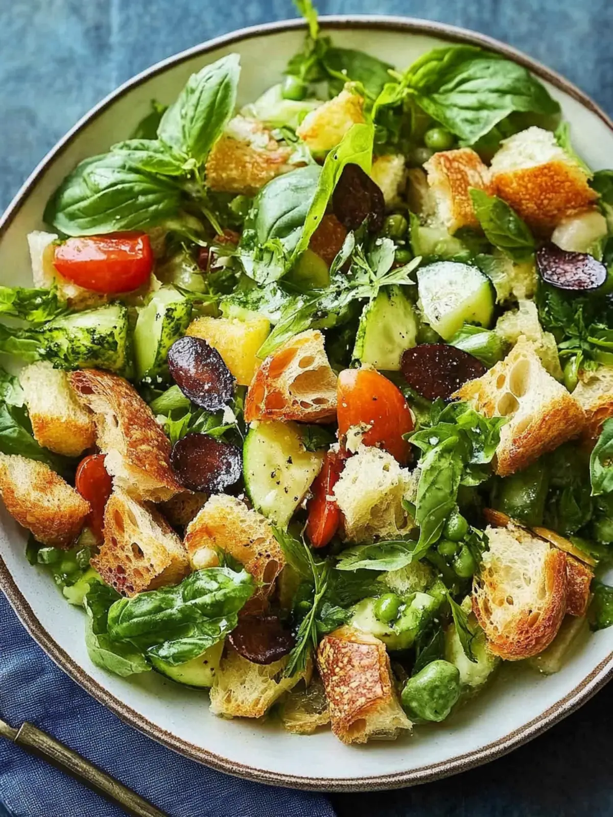 Brighten Up Your Day with Fresh Spring Panzanella Salad 2 Spring Panzanella