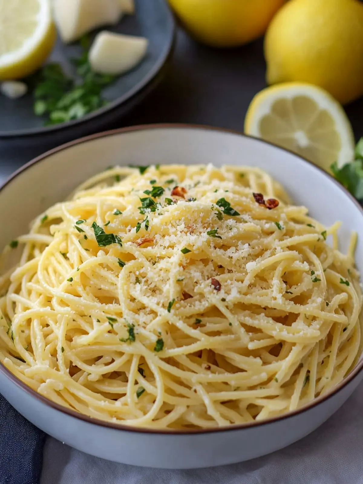 Lemon Garlic Pasta: Quick, Flavor-Packed Delight for Any Night 2 Lemon Garlic Pasta