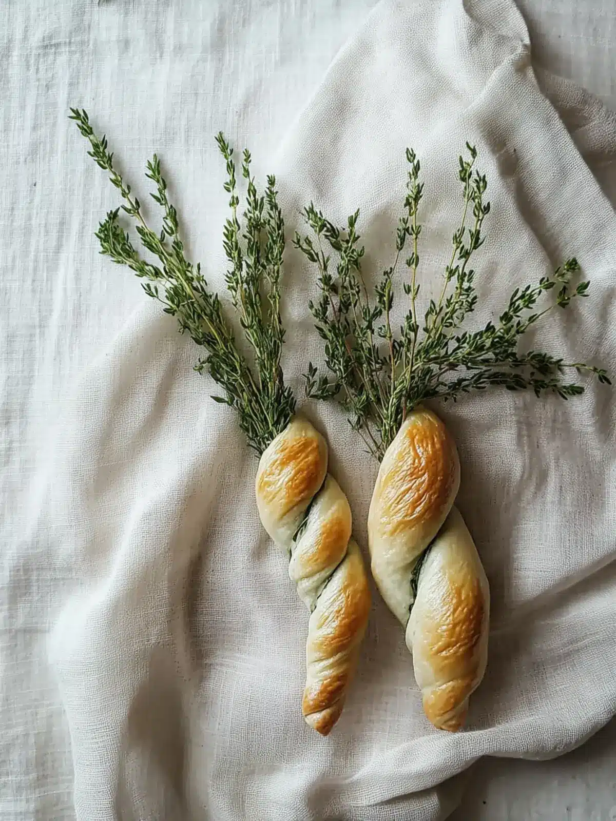 Delicious Sprigs in a Blanket: A Savory Spring Treat 2 Sprigs in a Blanket