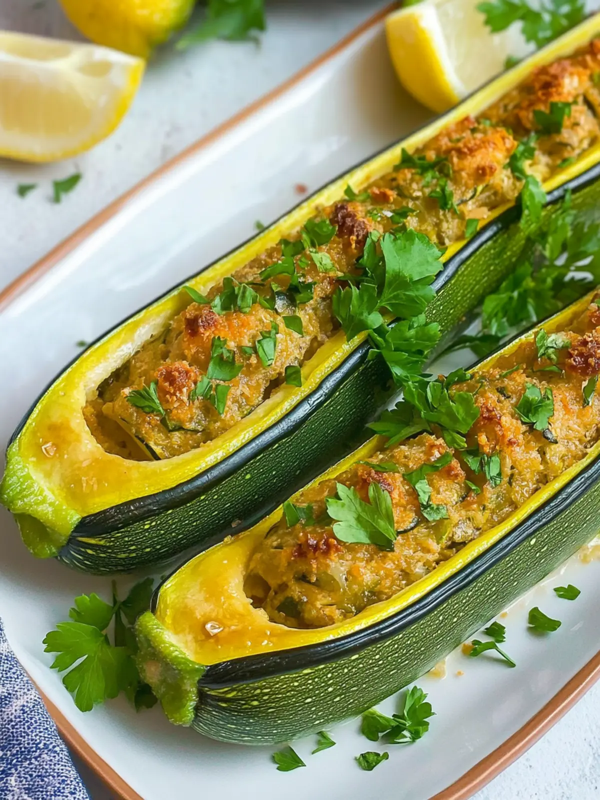 Vegetarian Lebanese Stuffed Zucchini: A Flavorful Twist! 5 Vegetarian Lebanese Stuffed Zucchini