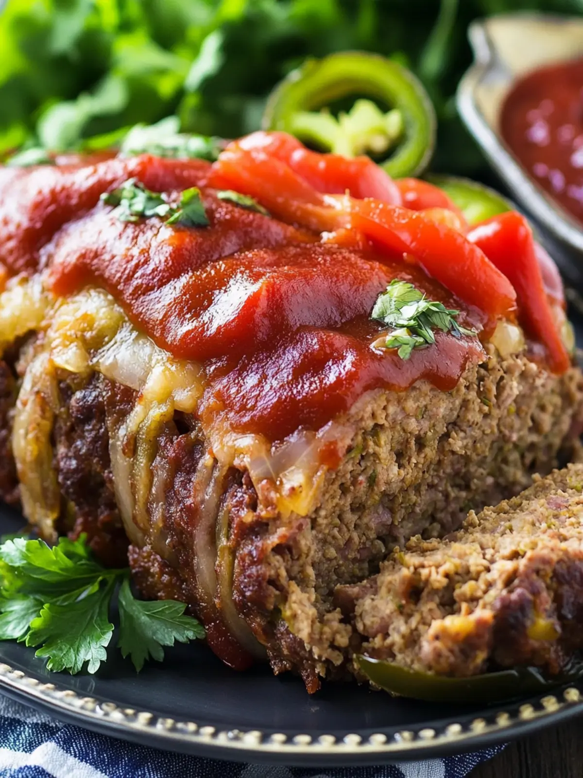 Jalapeno Popper Stuffed Meatloaf for a Flavor Explosion 2 Jalapeno Popper Stuffed Meatloaf