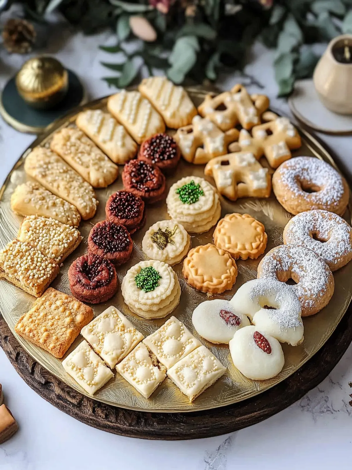 Delightful Eid Cookies Platter – One Dough, Five Joyful Treats 4 Eid Cookies Platter