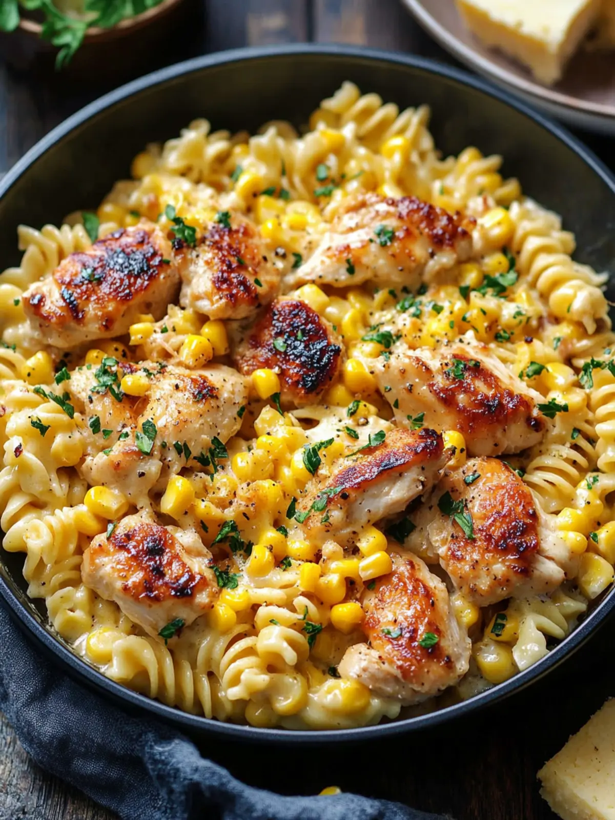 Creamy Chicken and Corn Pasta in Just 30 Minutes Delish 5 Creamy Chicken and Corn Pasta