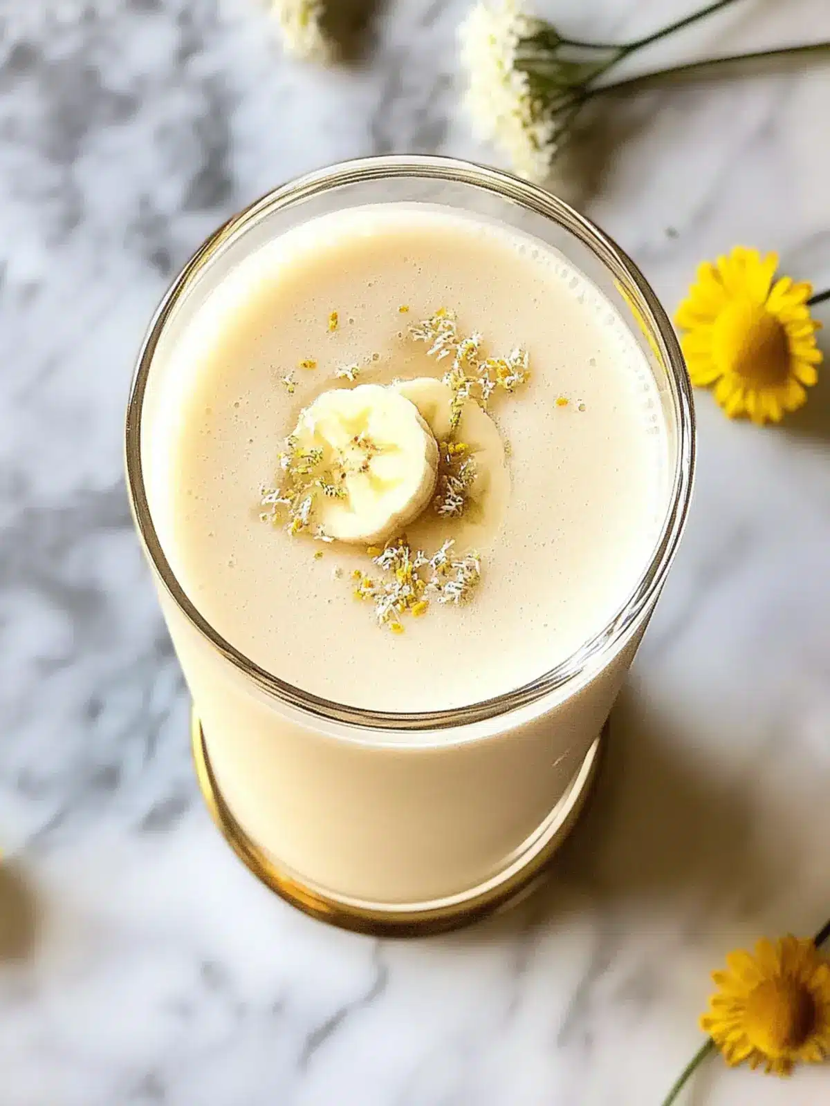Calm Your Day with a Creamy Banana Chamomile Tea Smoothie 3 Banana Chamomile Tea Smoothie