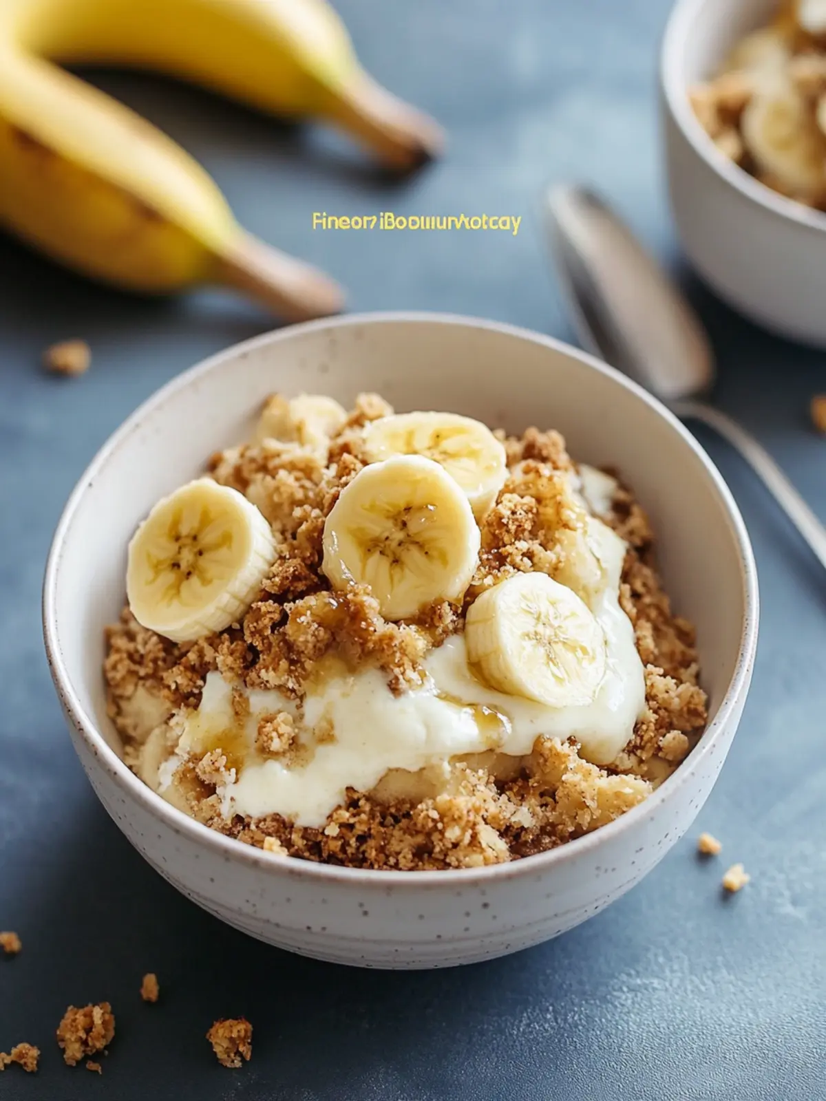 Irresistible Banana Crumble with Crunchy Pecan Bliss 4 Banana Crumble