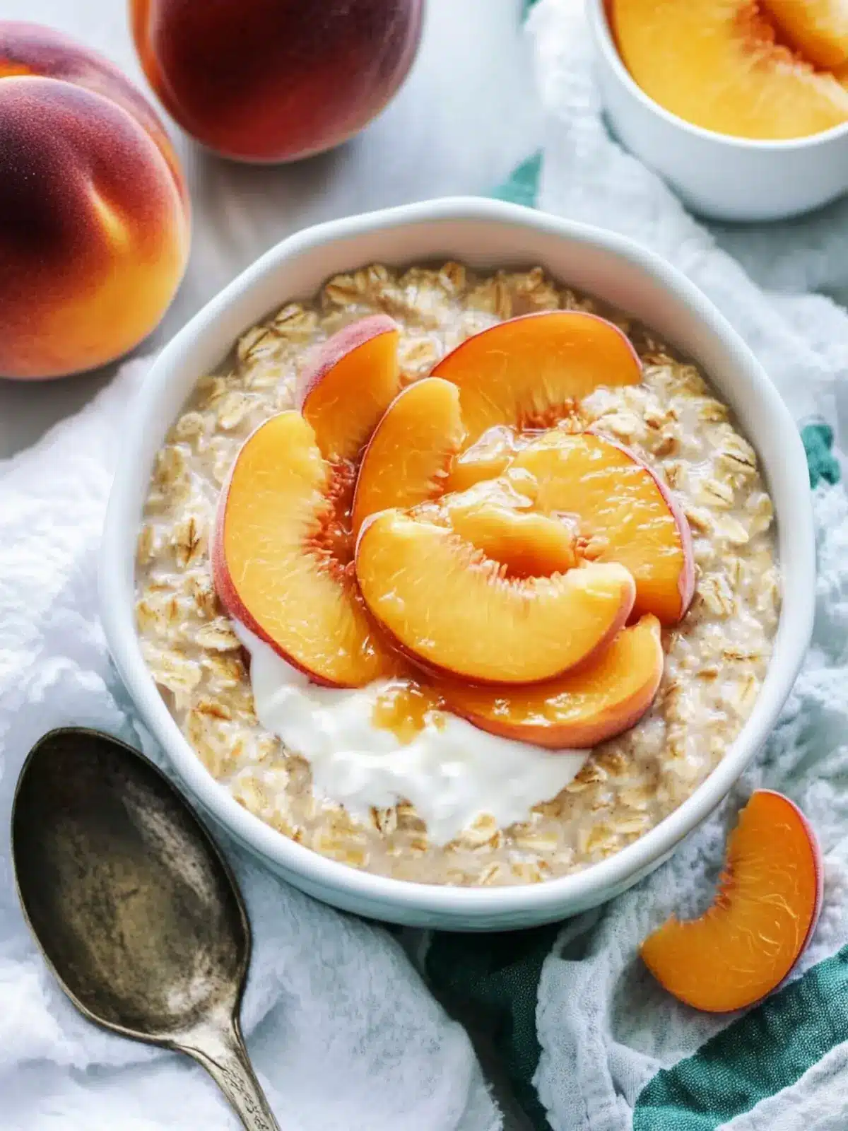 Peaches and Cream Oatmeal: A Comforting Morning Delight 3 Peaches and Cream Oatmeal