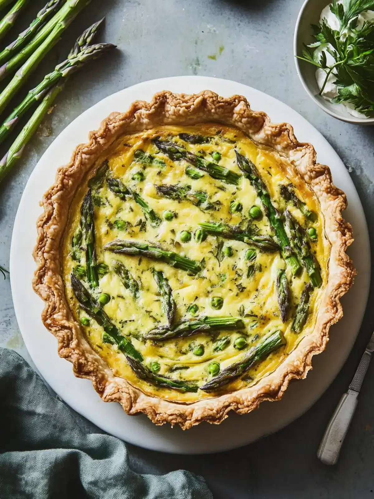 Delicious Asparagus Quiche for Busy Weeknight Dinners 4 Asparagus Quiche