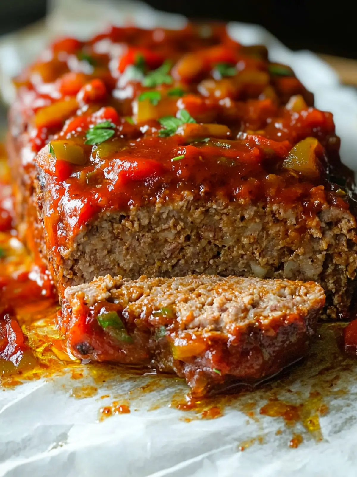 Sausage and Peppers Meatloaf: A Flavor-Packed Comfort Dish 4 Sausage and Peppers Meatloaf